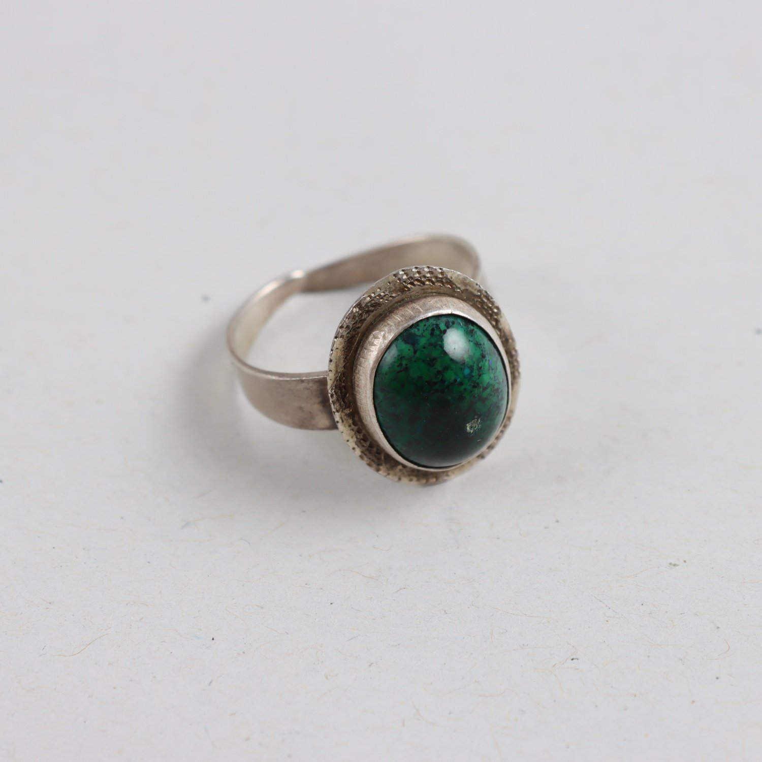 Ring, Silver, Sten, Brv: 3,5g