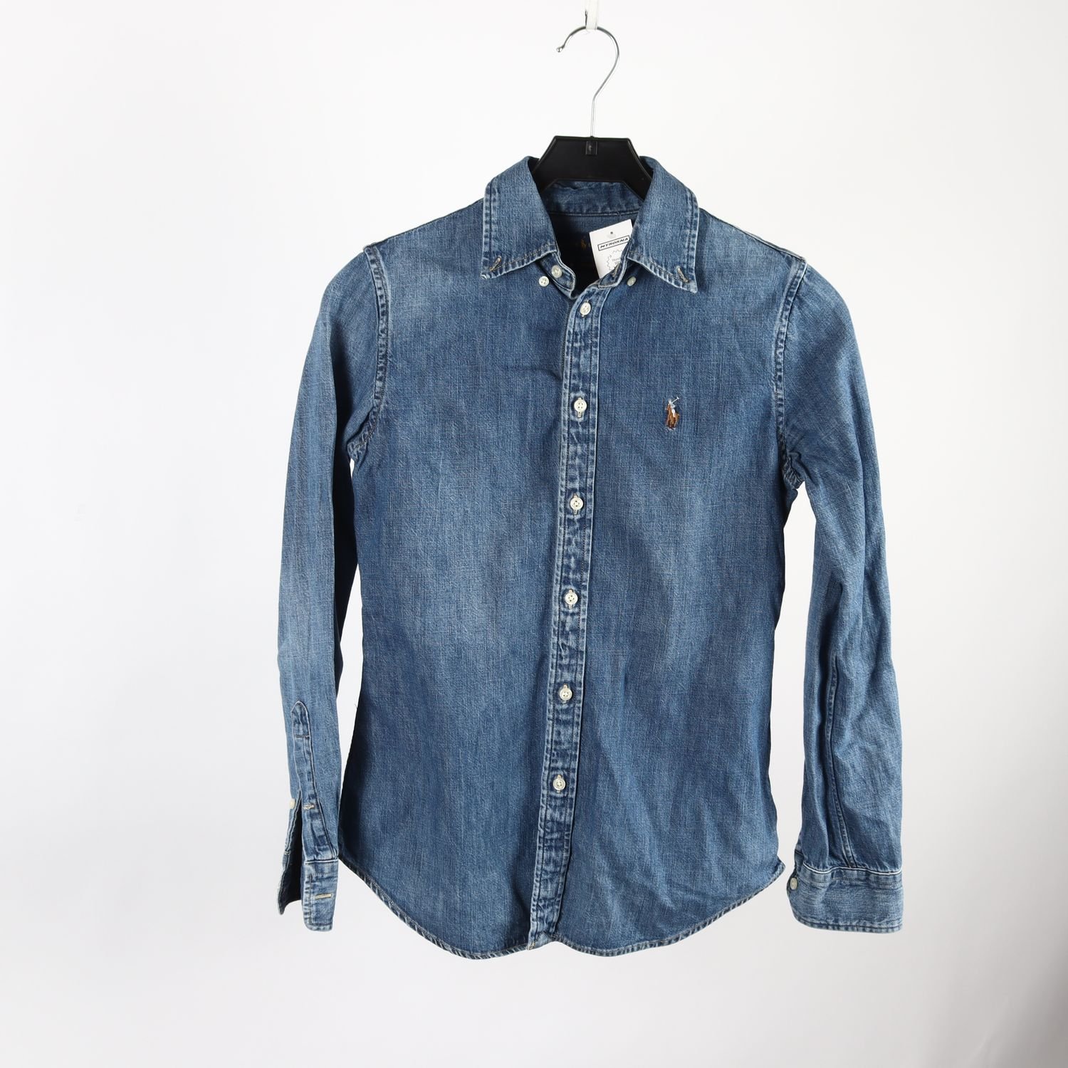 Jeansskjorta, Ralph Lauren, blå, stl. XS