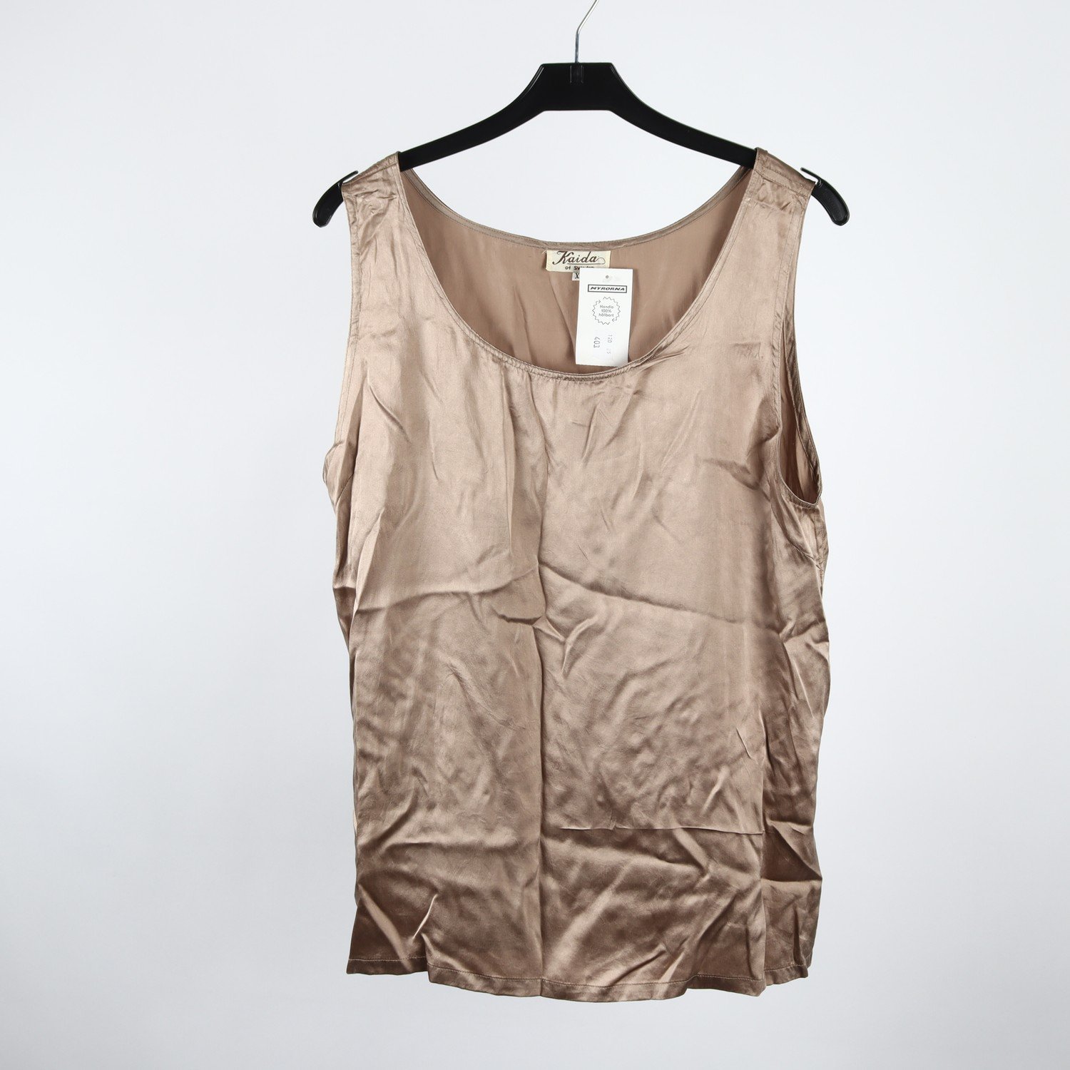 Linne, Kaida, brons, silke, stl. XL