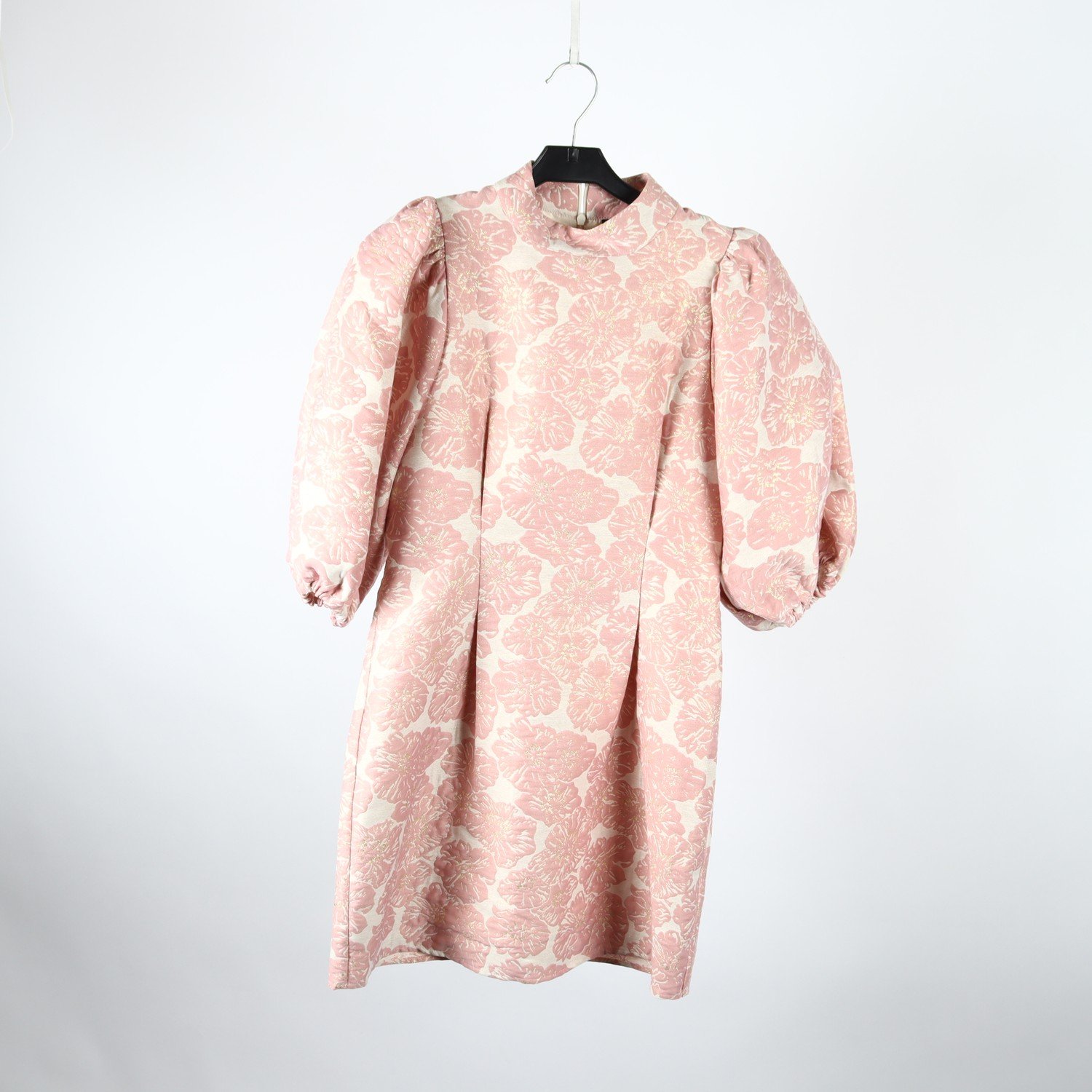 Klänning, Ginatricot, rosa, beige, stl. 36
