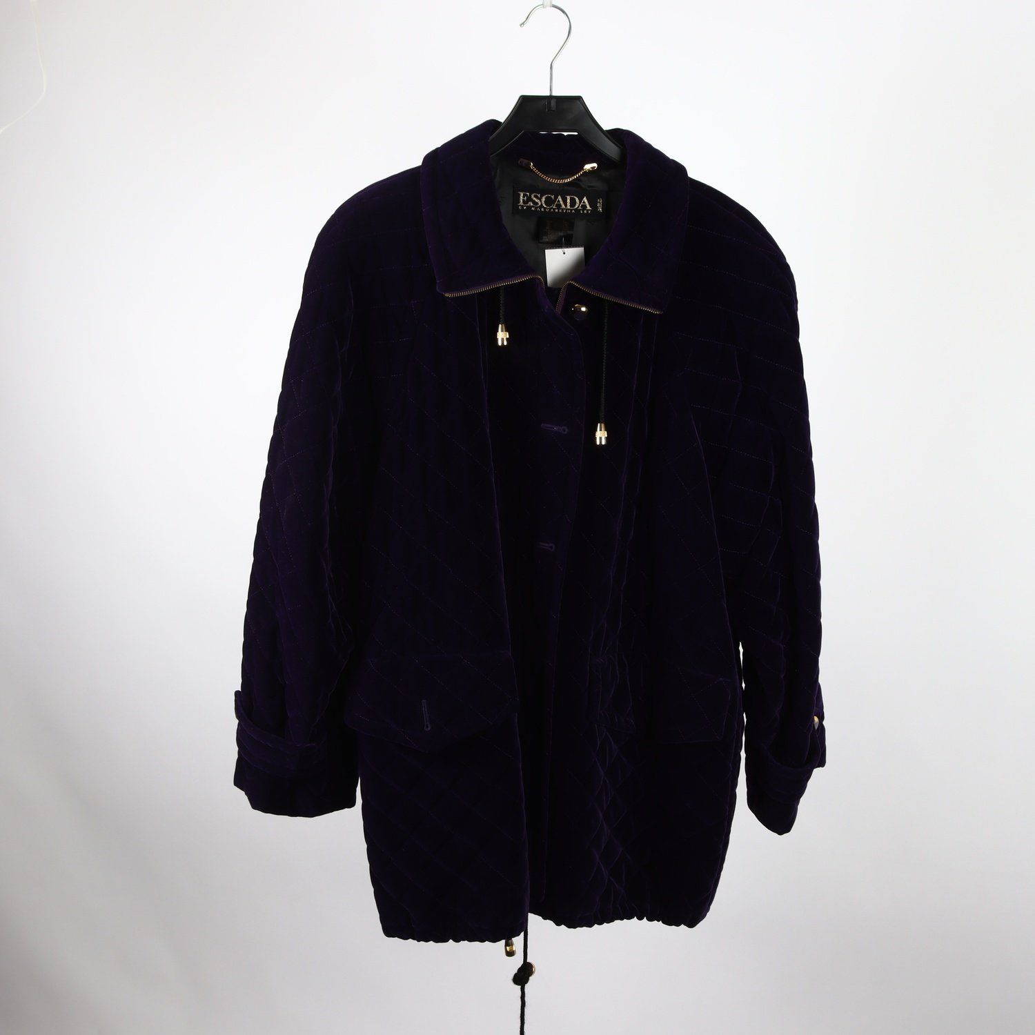 Jacka, Escada, lila, tjockare, quiltad, stl. 38