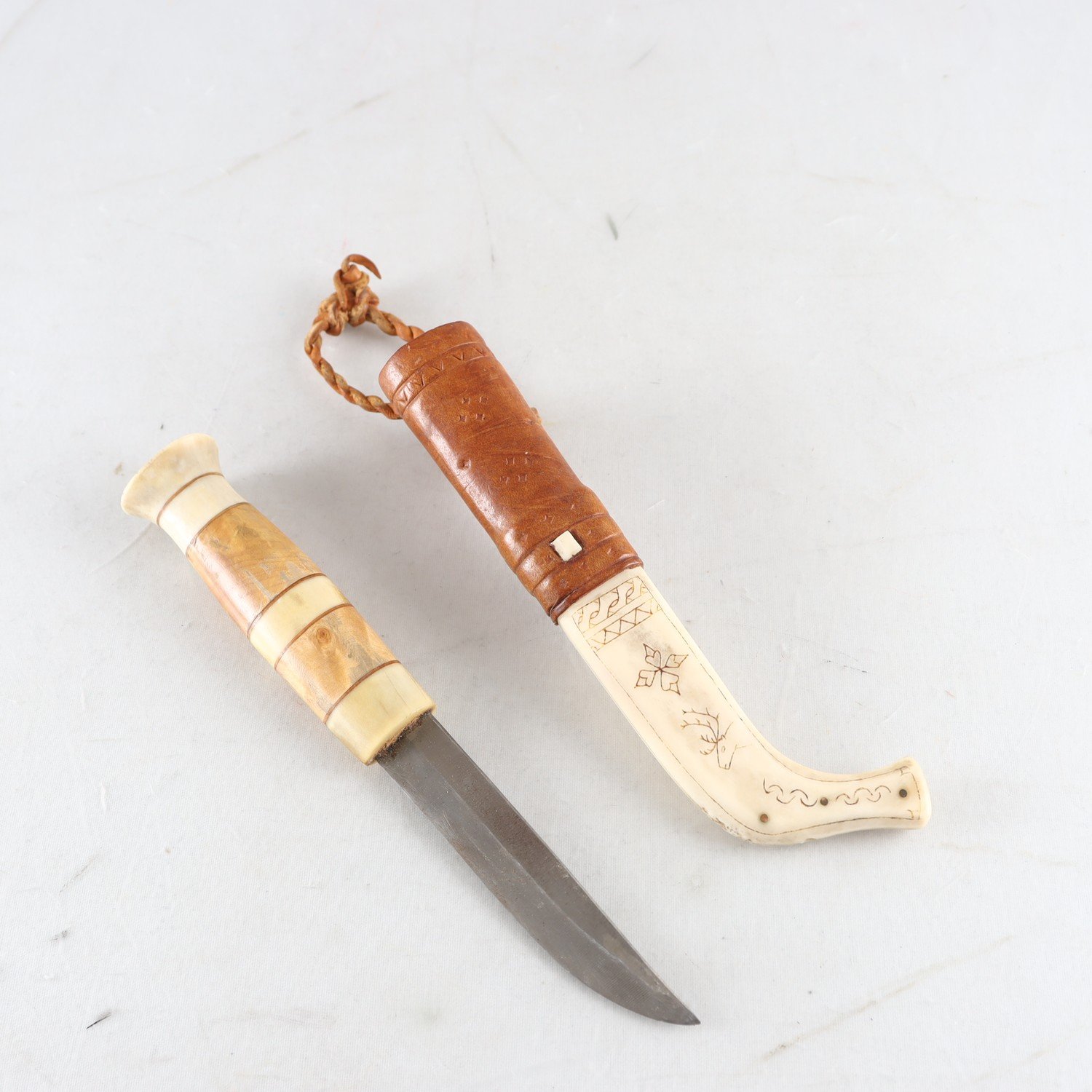 Kniv, renhorn.