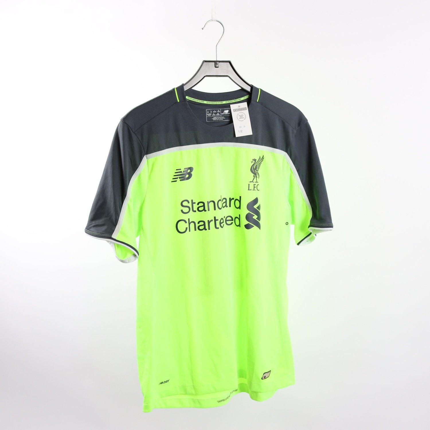 Sporttröja, New Balance, L.F.C Firmino11, grön, grå, stl. L