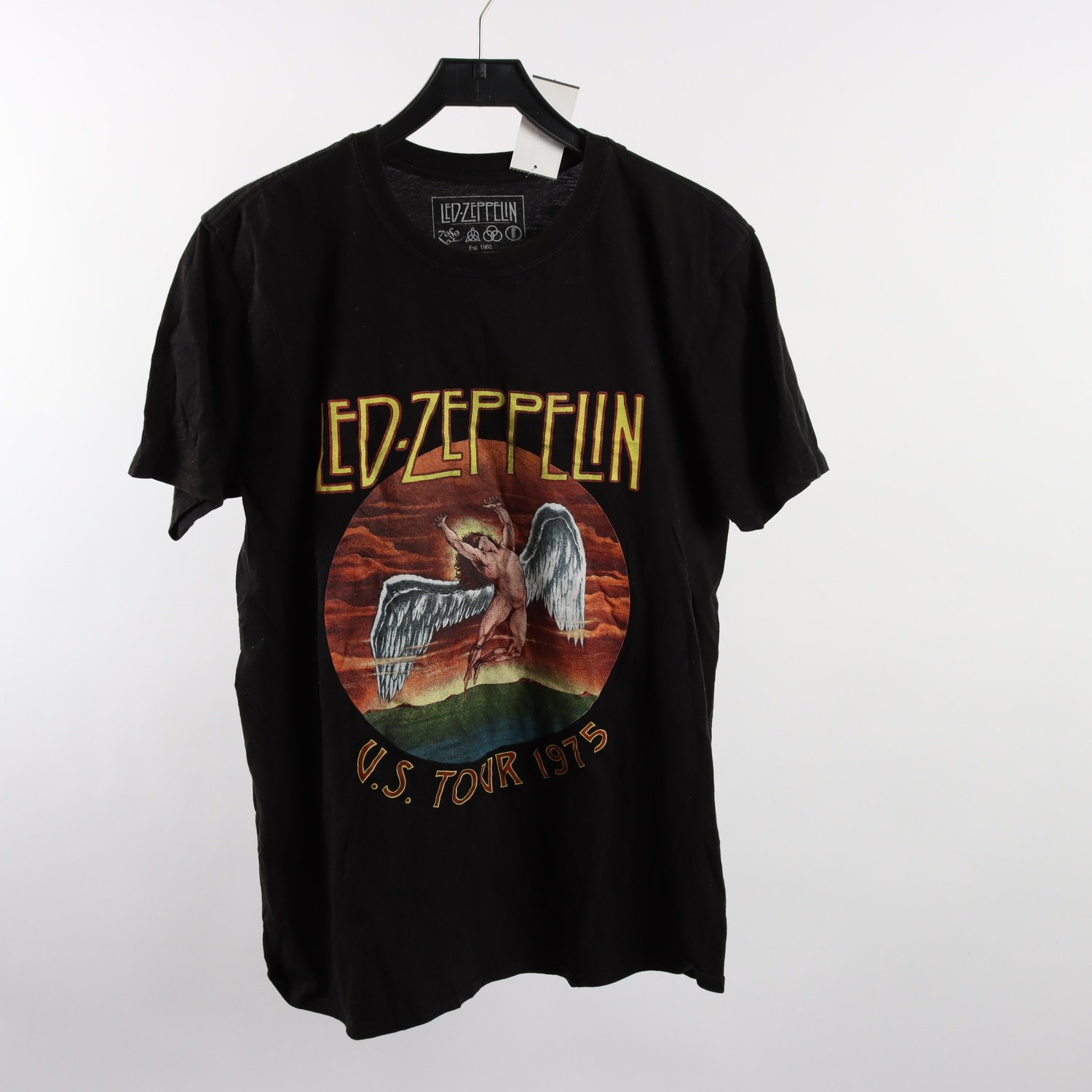 T-shirt. Led Zeppelin, svart, stl. L
