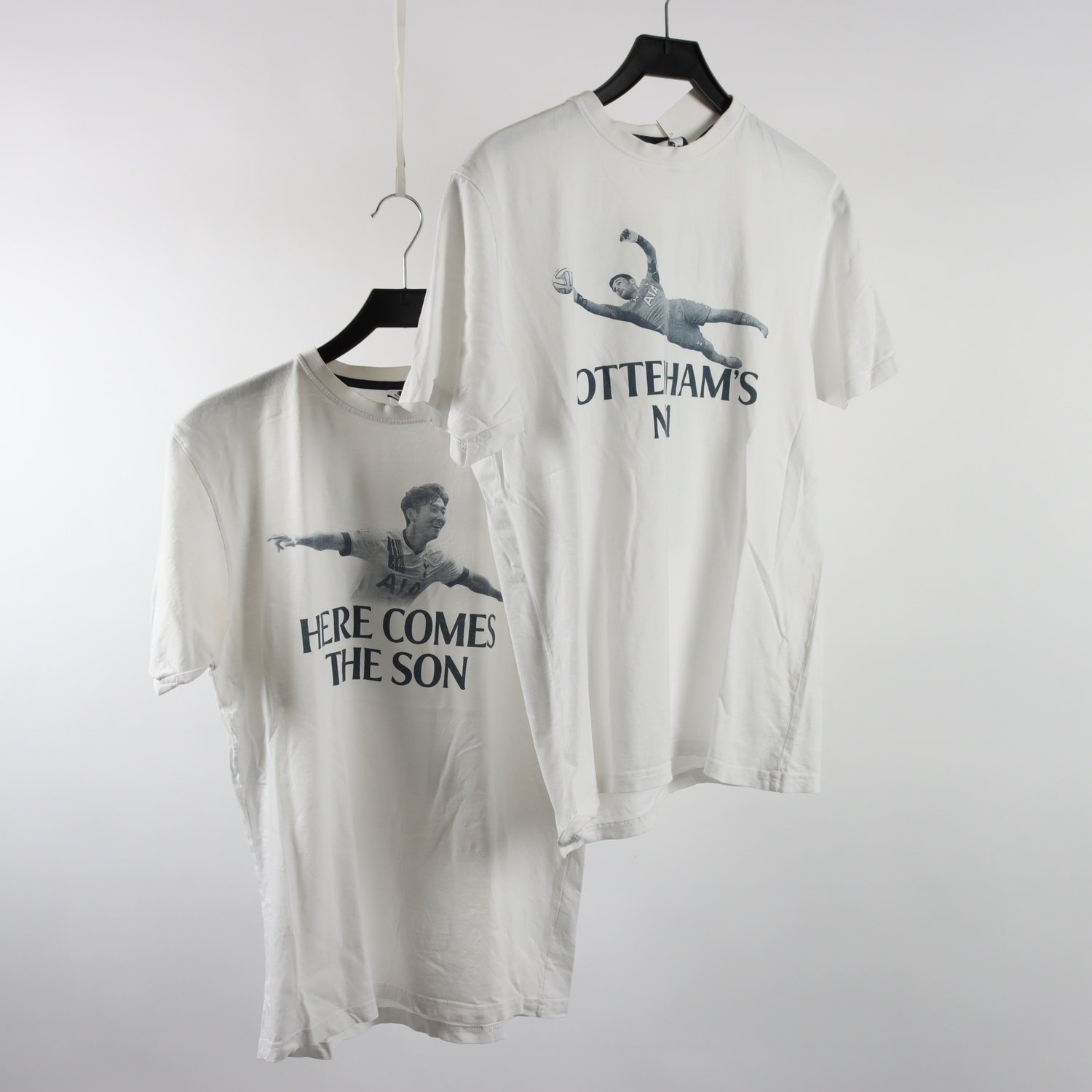 T-shirt, 2-pack, Tottenham`s, vit, stl. M