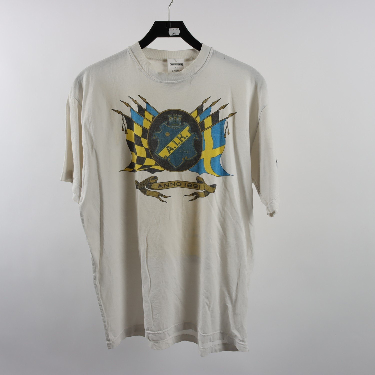 T-shirt, AIK, vit, stl. XL