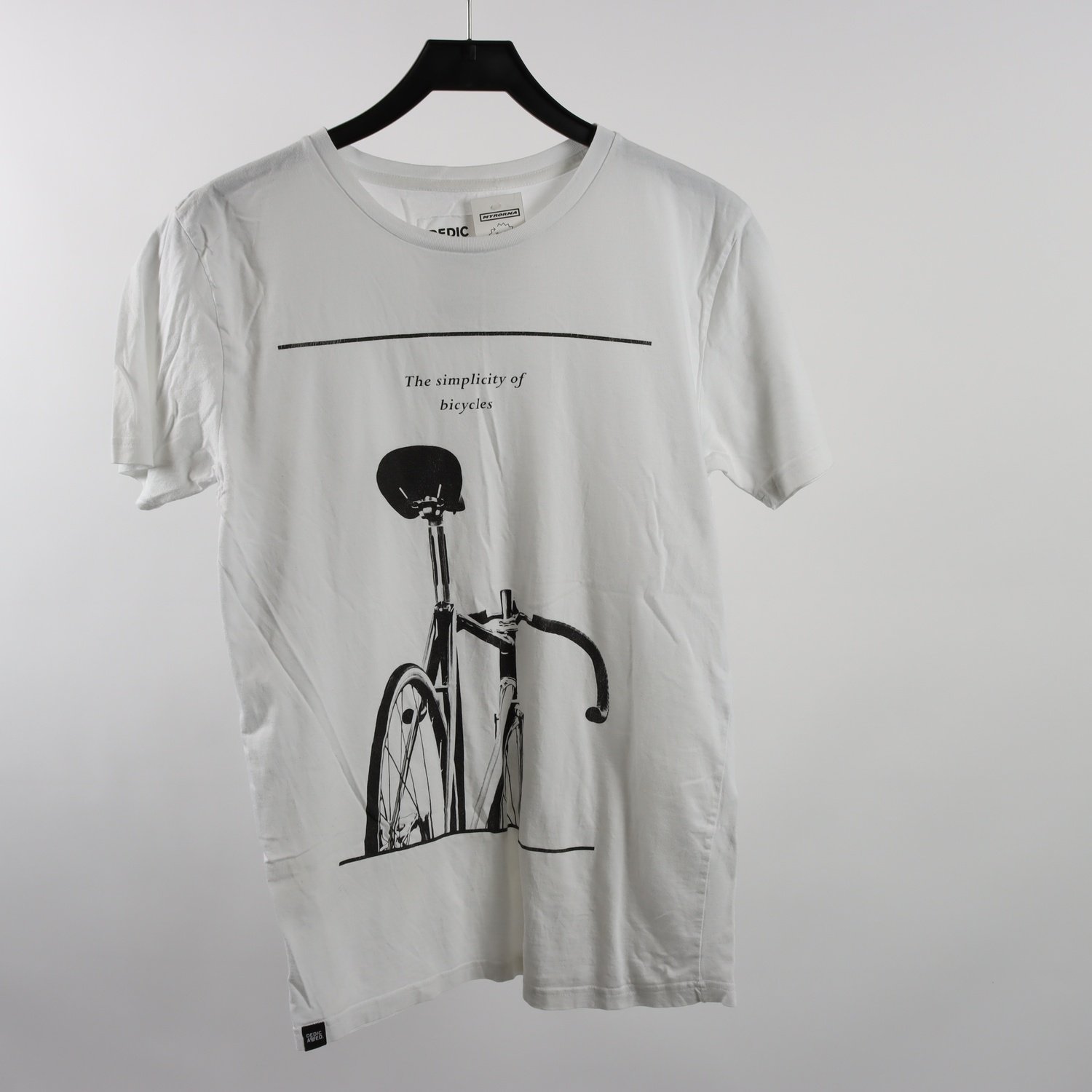 T-shirt, Dedicated, vit, stl. M