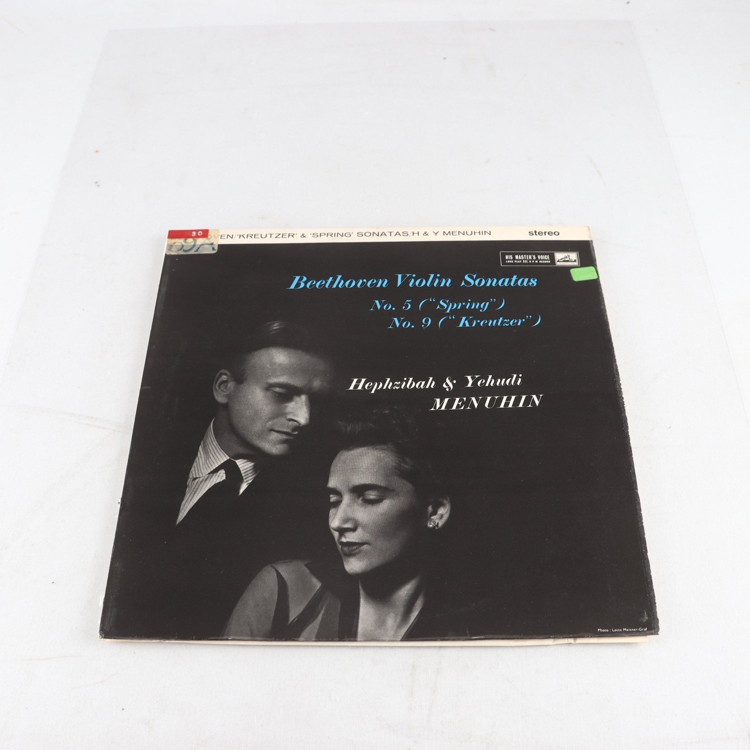 LP Beethoven, Hephzibah & Yehudi Menuhin, Violin Sonatas No. 5, No. 9