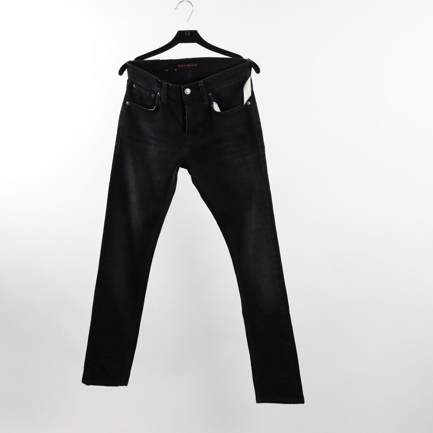 Jeans, Nudie, svart, stl. W28 L32