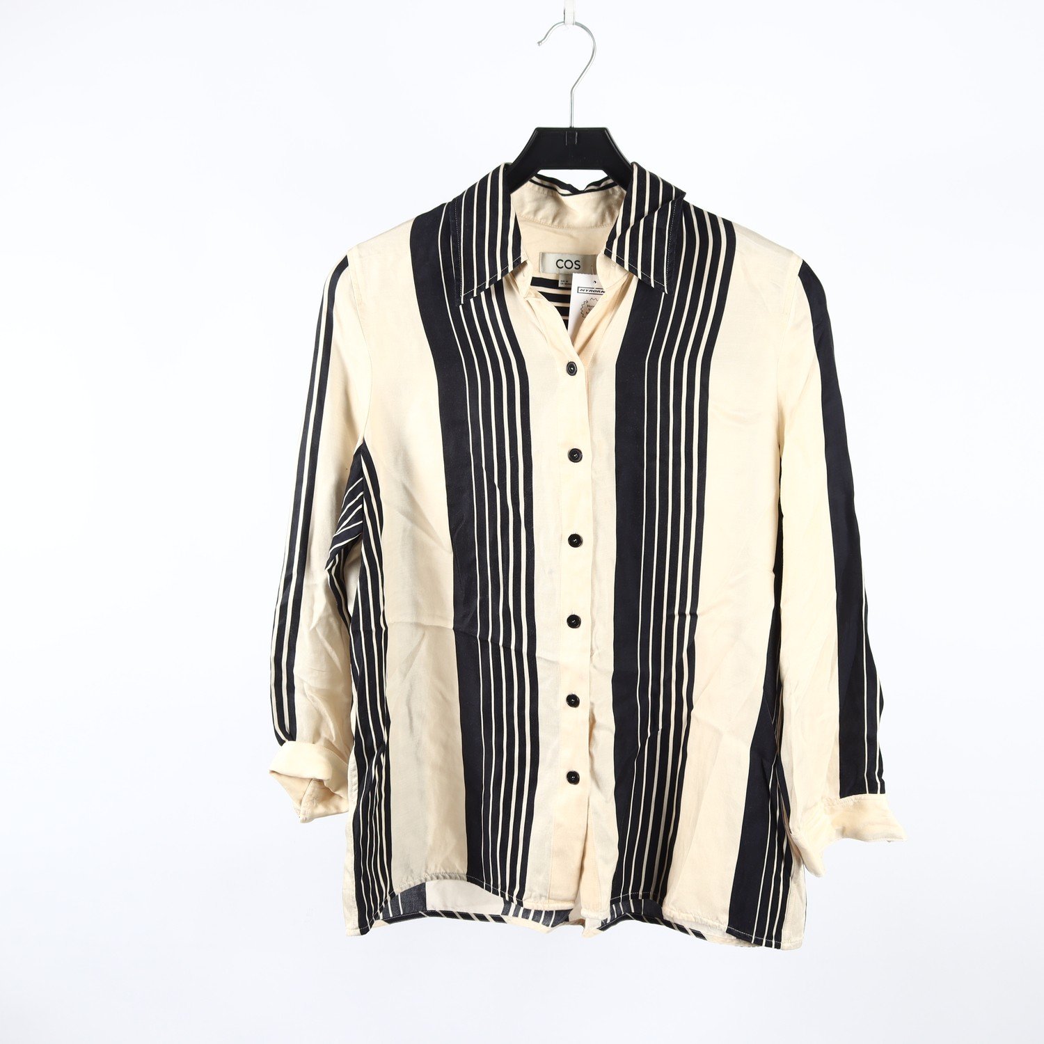Blus, COS, beige, svart, stl. 36