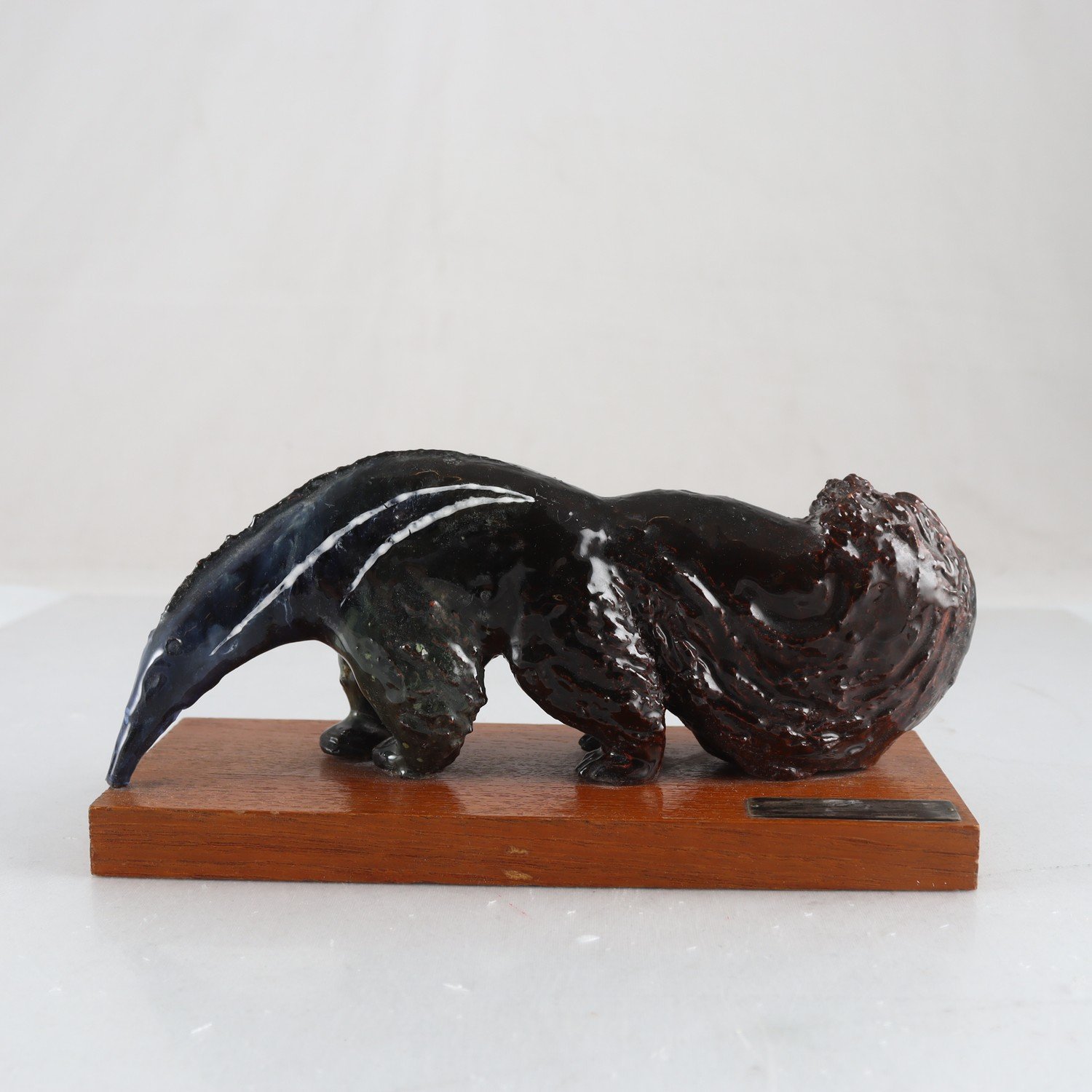 Figurin, keramik, myrslok, Knut Brinck