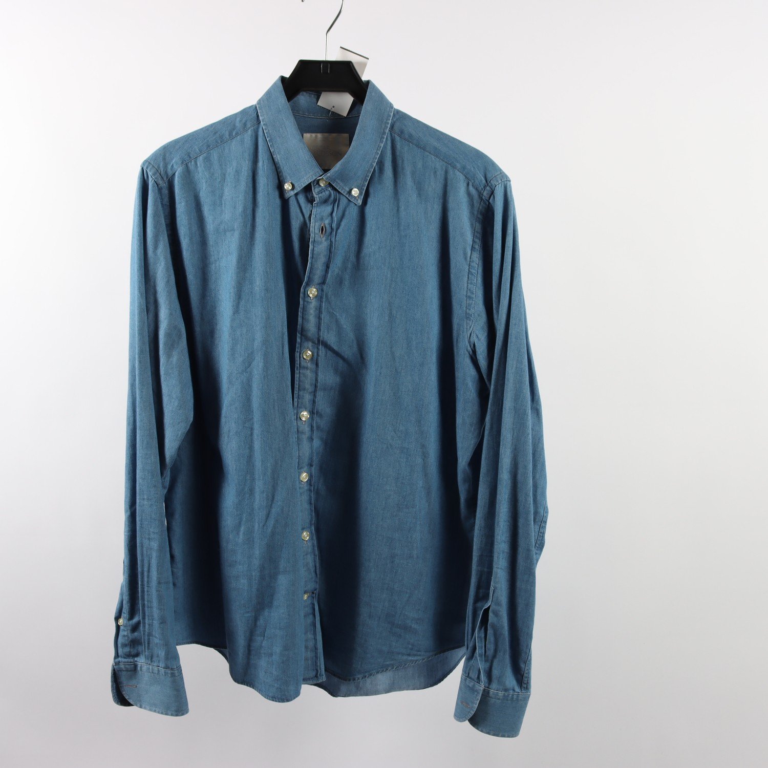 Denim Skjorta, Oscar Jacobson, blå, stl. L