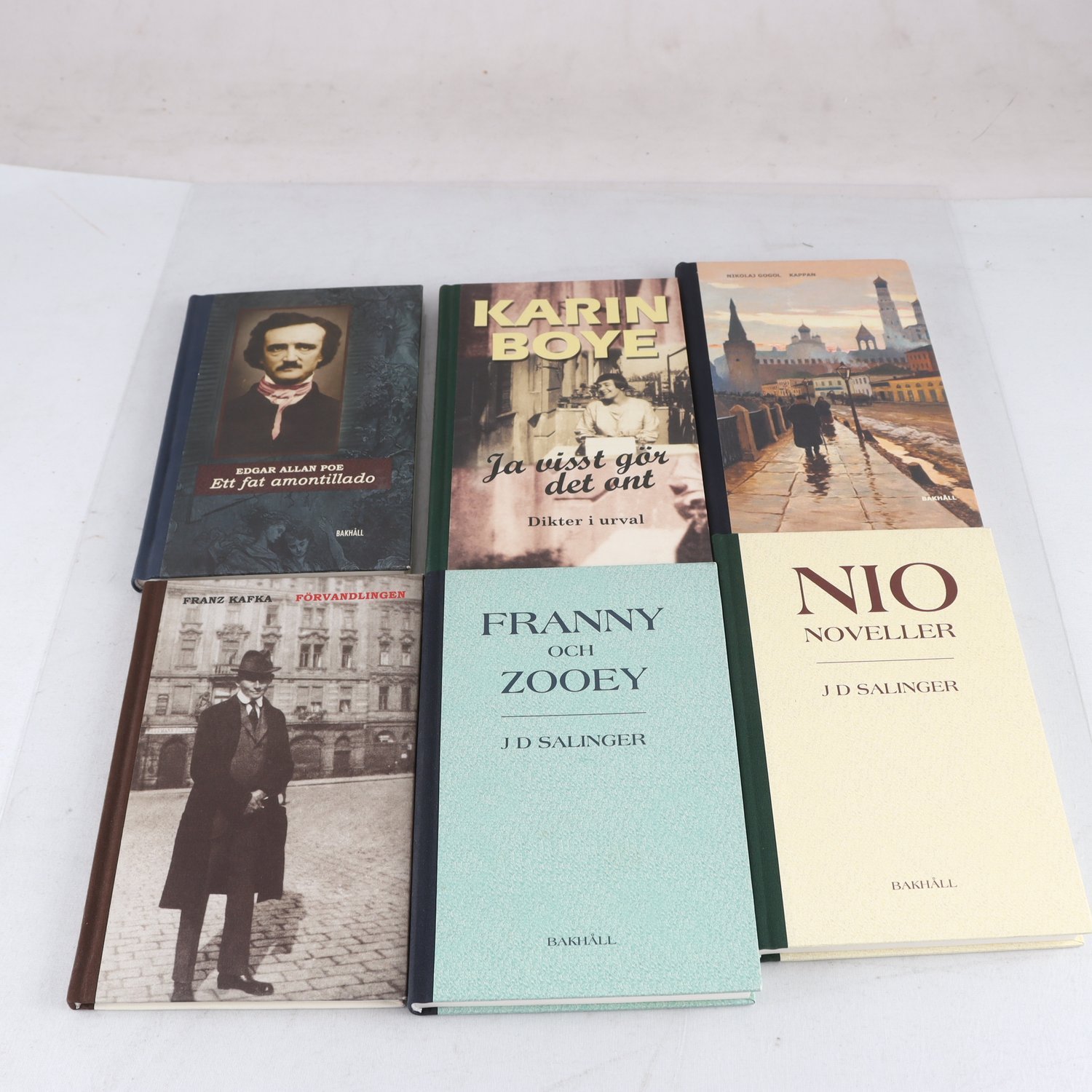 Klassiker från Bakhåll, 6 vol: Poe, Boye, Kafka, Gogol m.m.