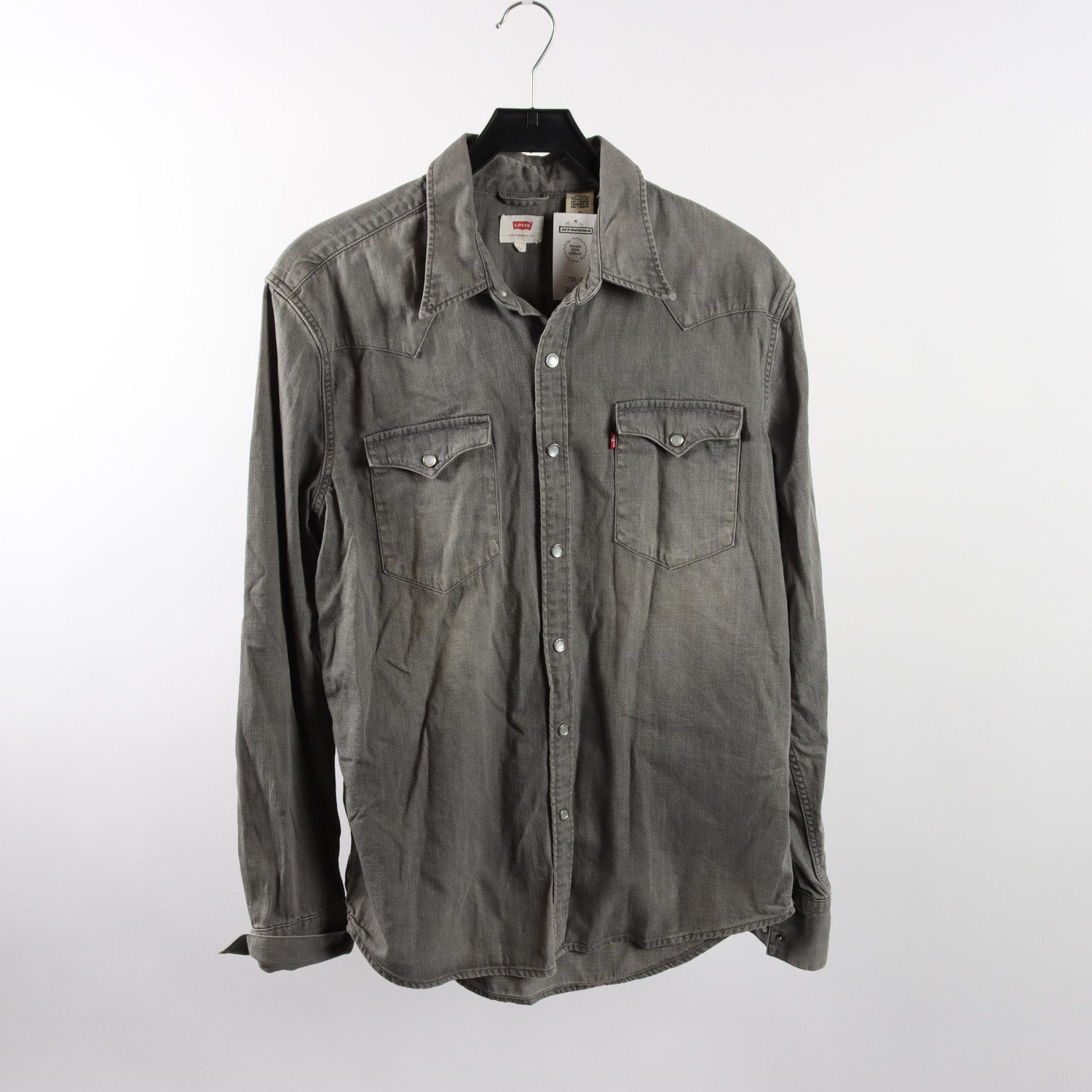 Denimskjorta, Levi´s, grå, stl. L