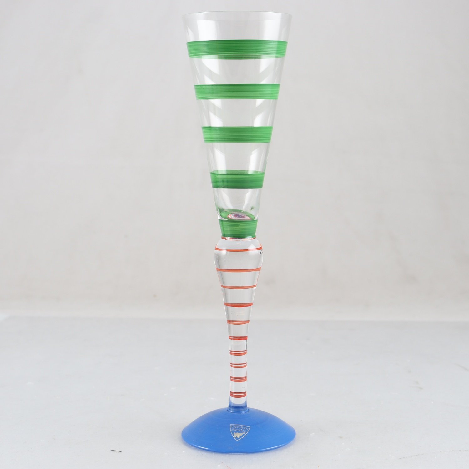 Champangeglas, Clown, Anne Nilsson, Orrefors
