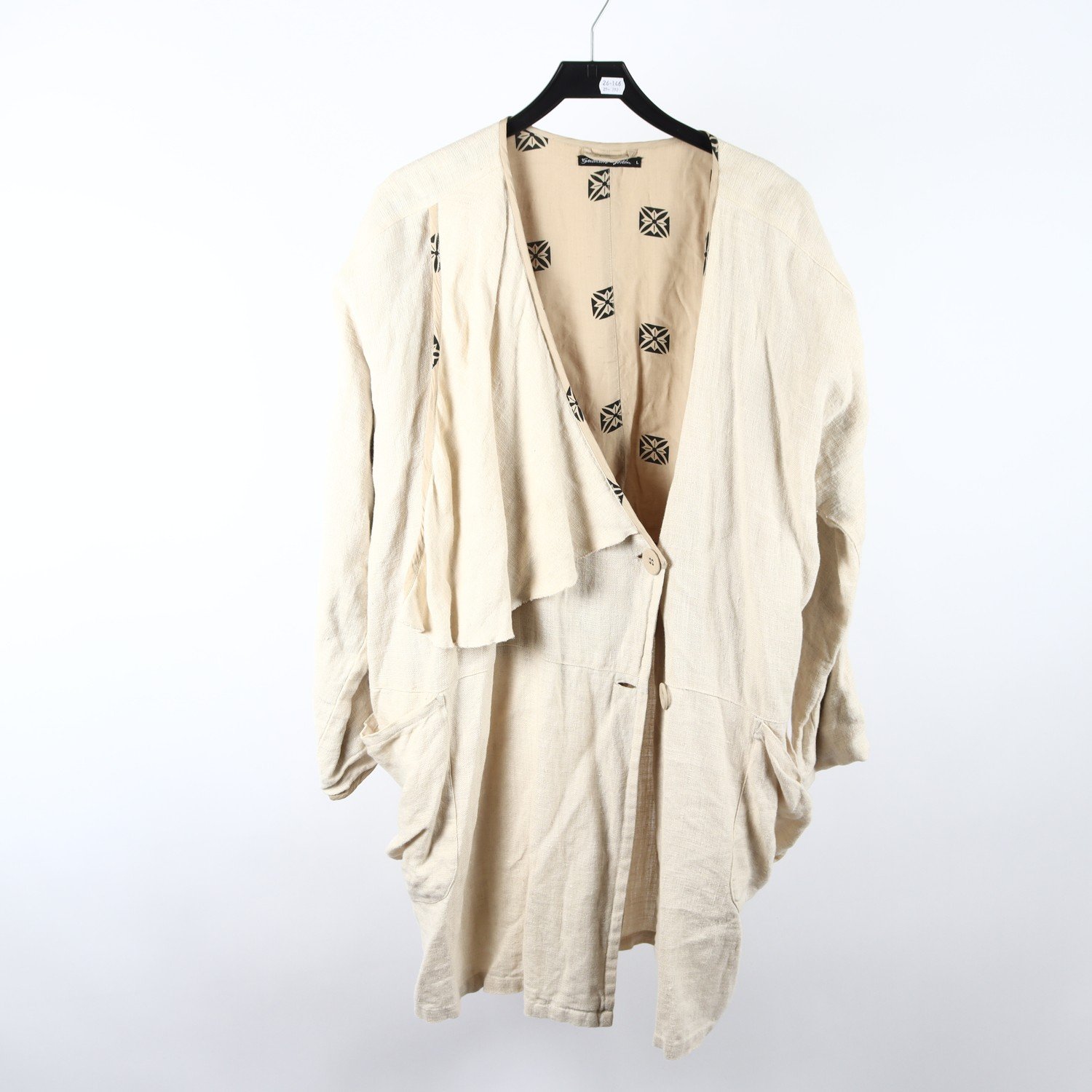 Jacka, Gudrun Sjödén, 100% lin, stl. L