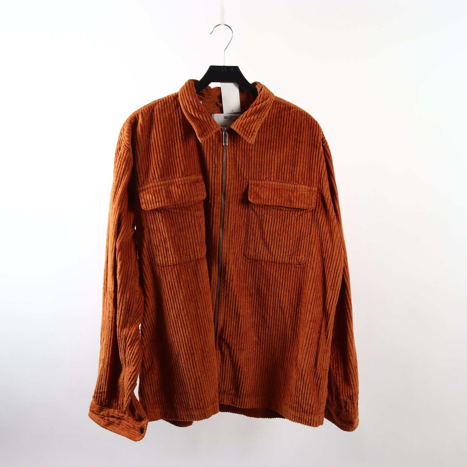 Skjorta, Selected Homme, orange, manchester, stl. XXL