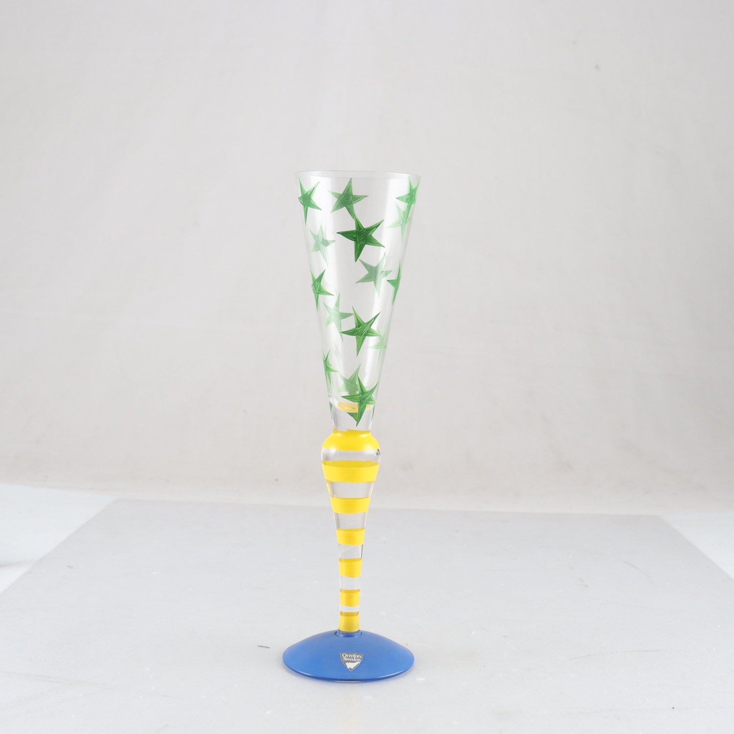 Champangeglas, Clown, Anne Nilsson, Orrefors