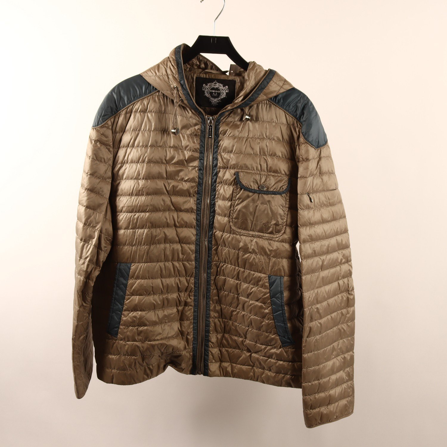 Dunjacka, Diego, beige, blå, stl. 48