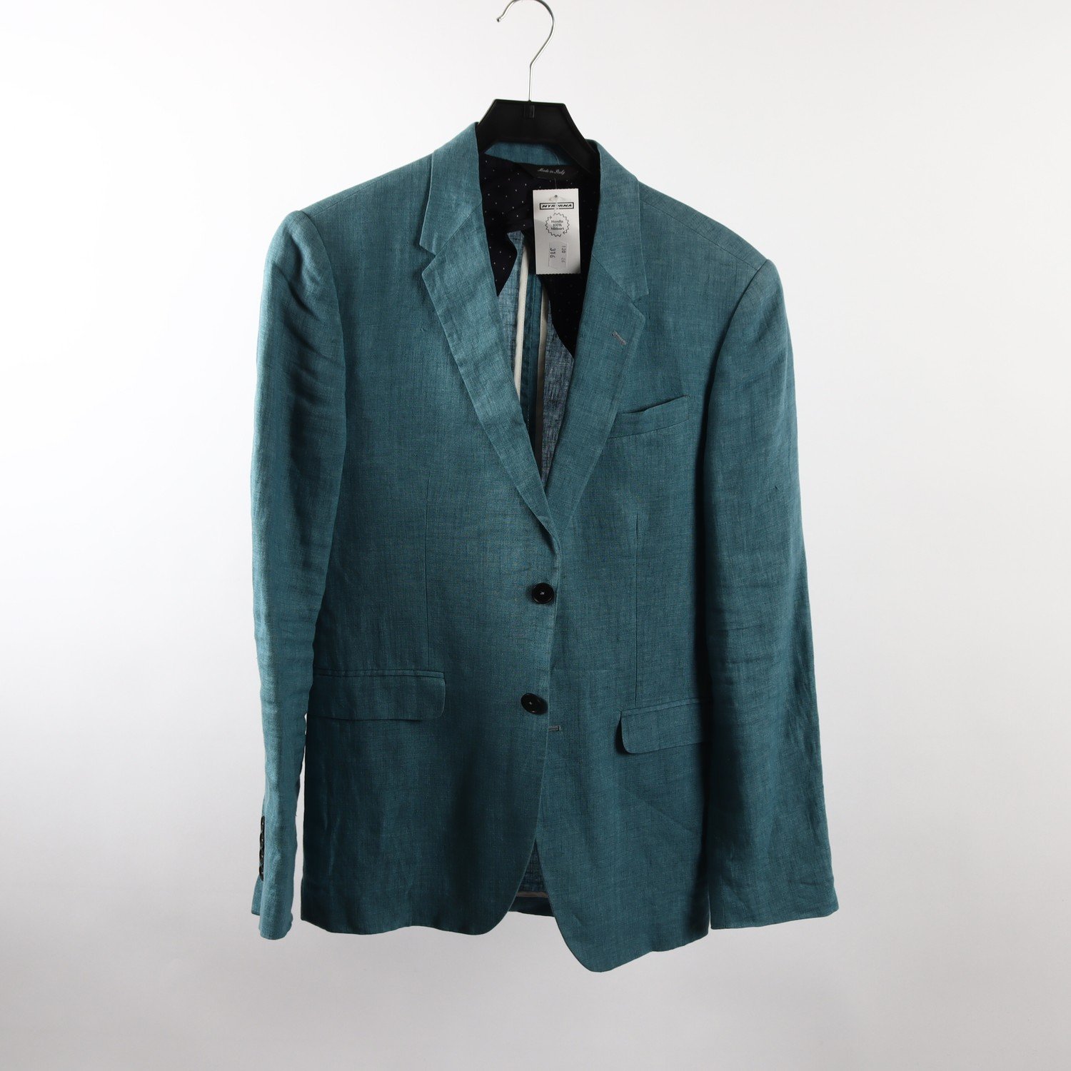 Kavaj, Paul Smith, blå, lin, stl. 48