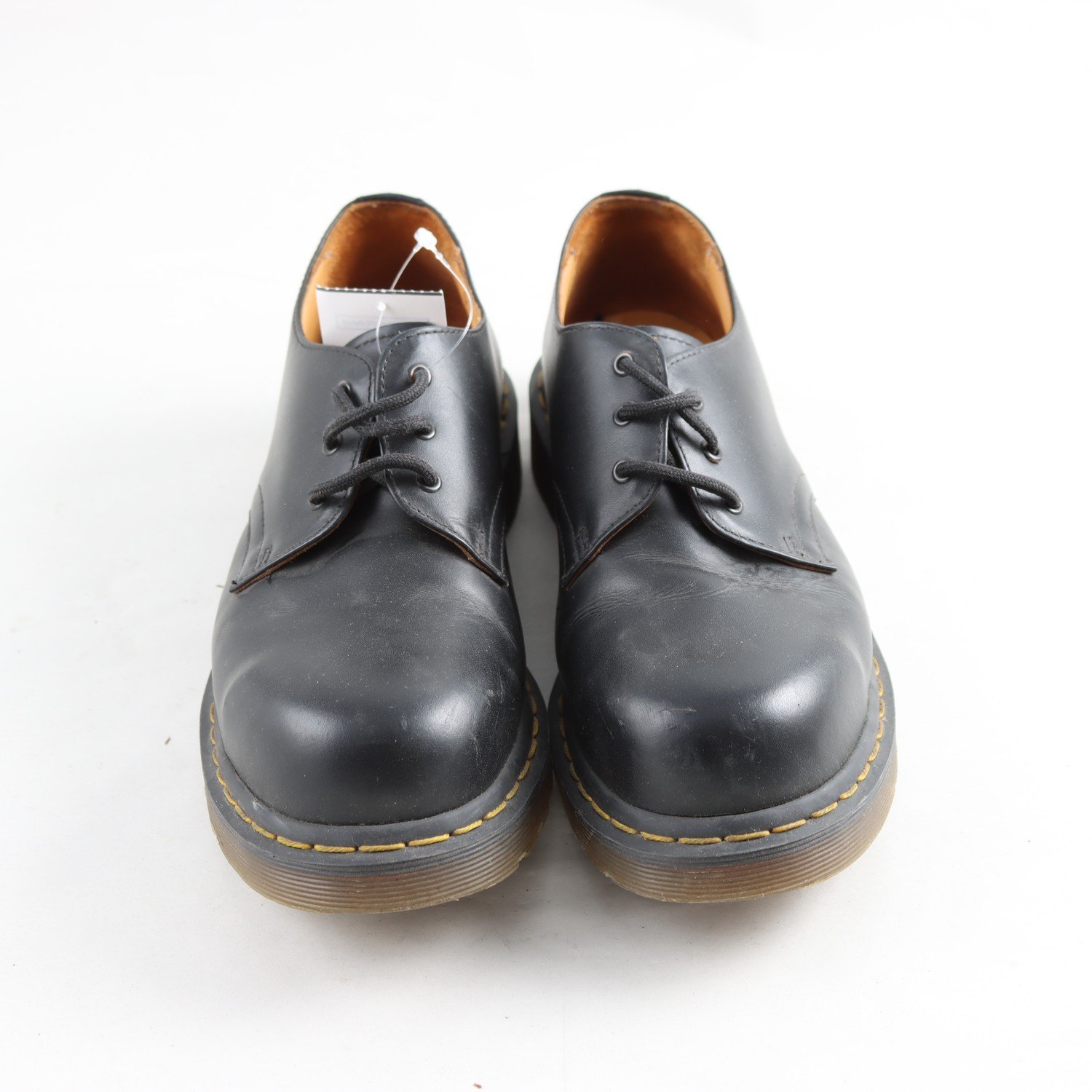 Sko med stålhätta, Dr Martens, läder, stl. 38