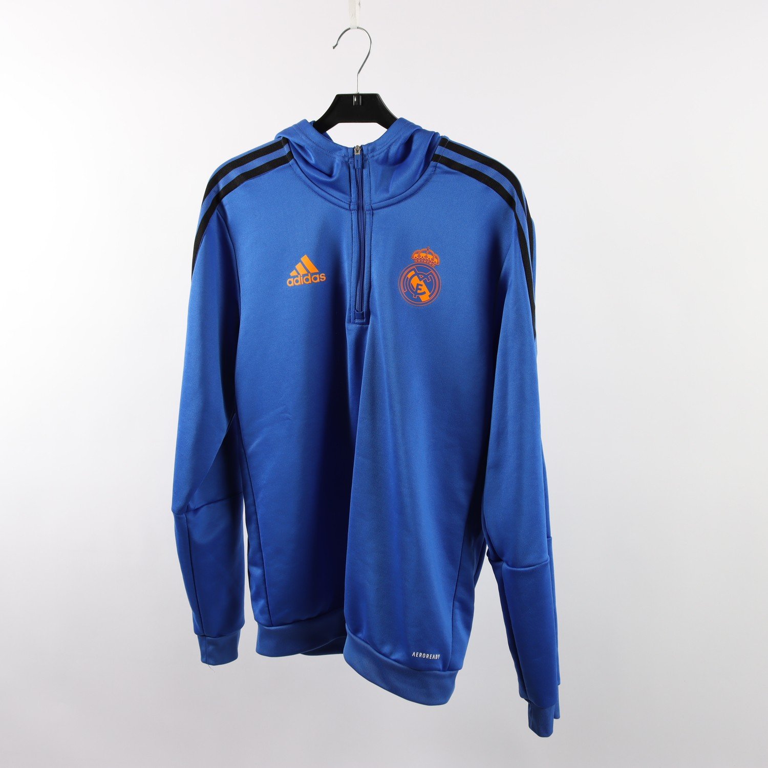Sport Hoodie, Adidas, blå, stl. S