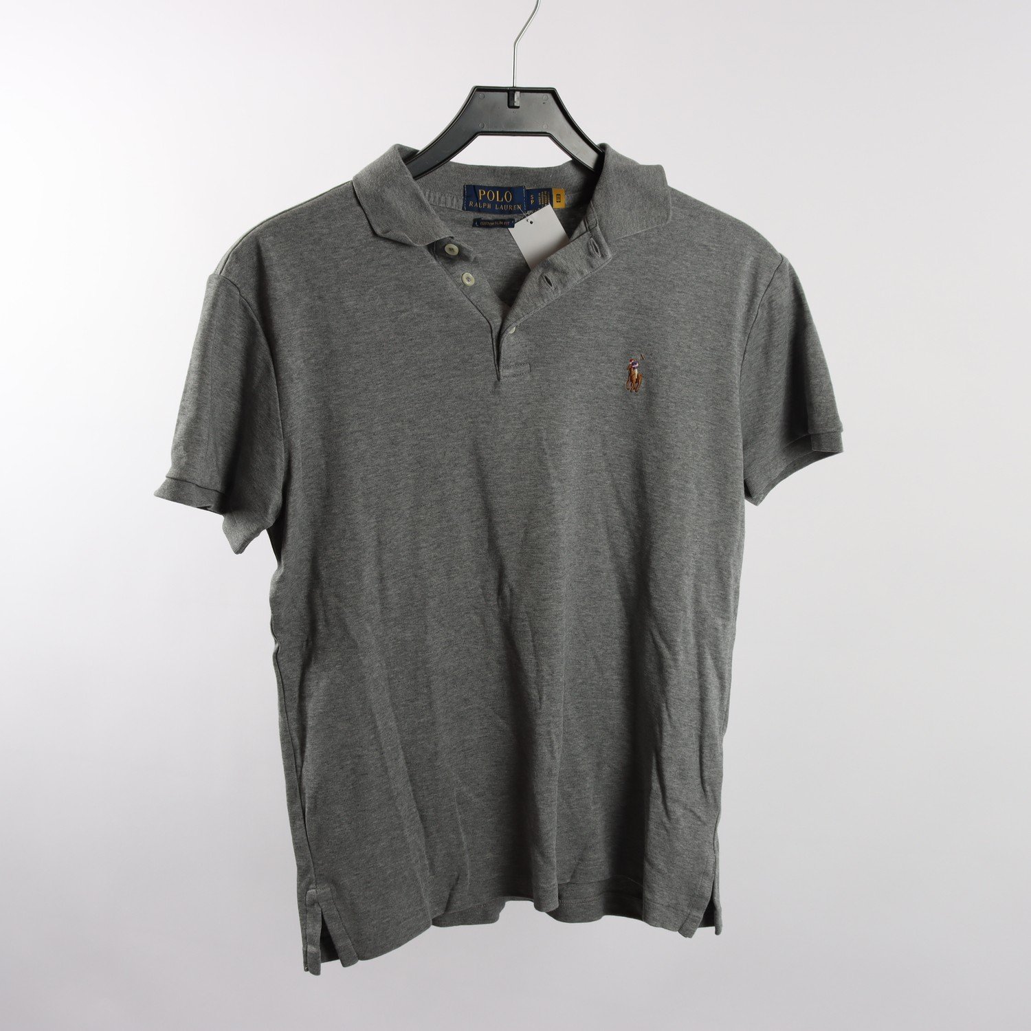 Pikétröja, Polo Ralph Lauren, grå, stl. S