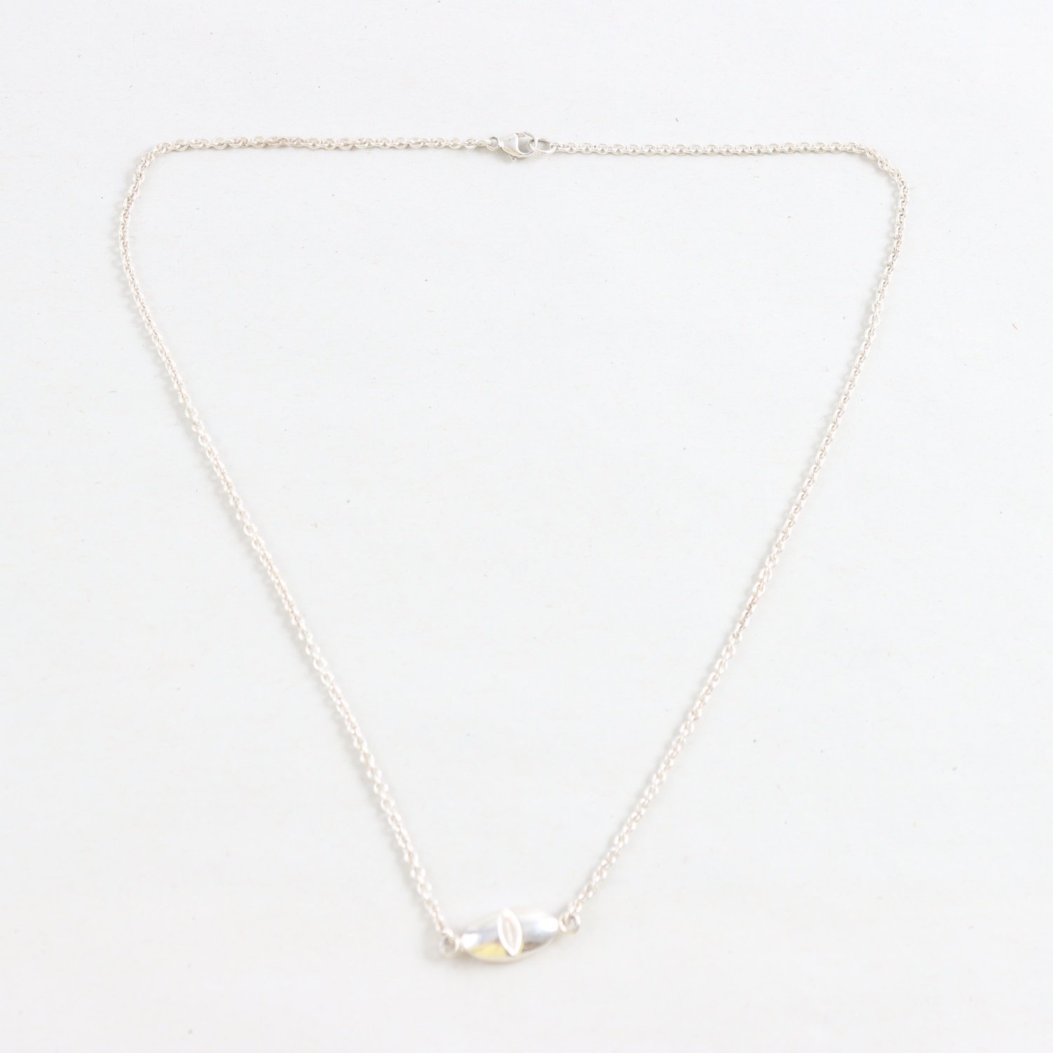 Halsband, Lyckopiller, Silver, Vikt: 9,6g
