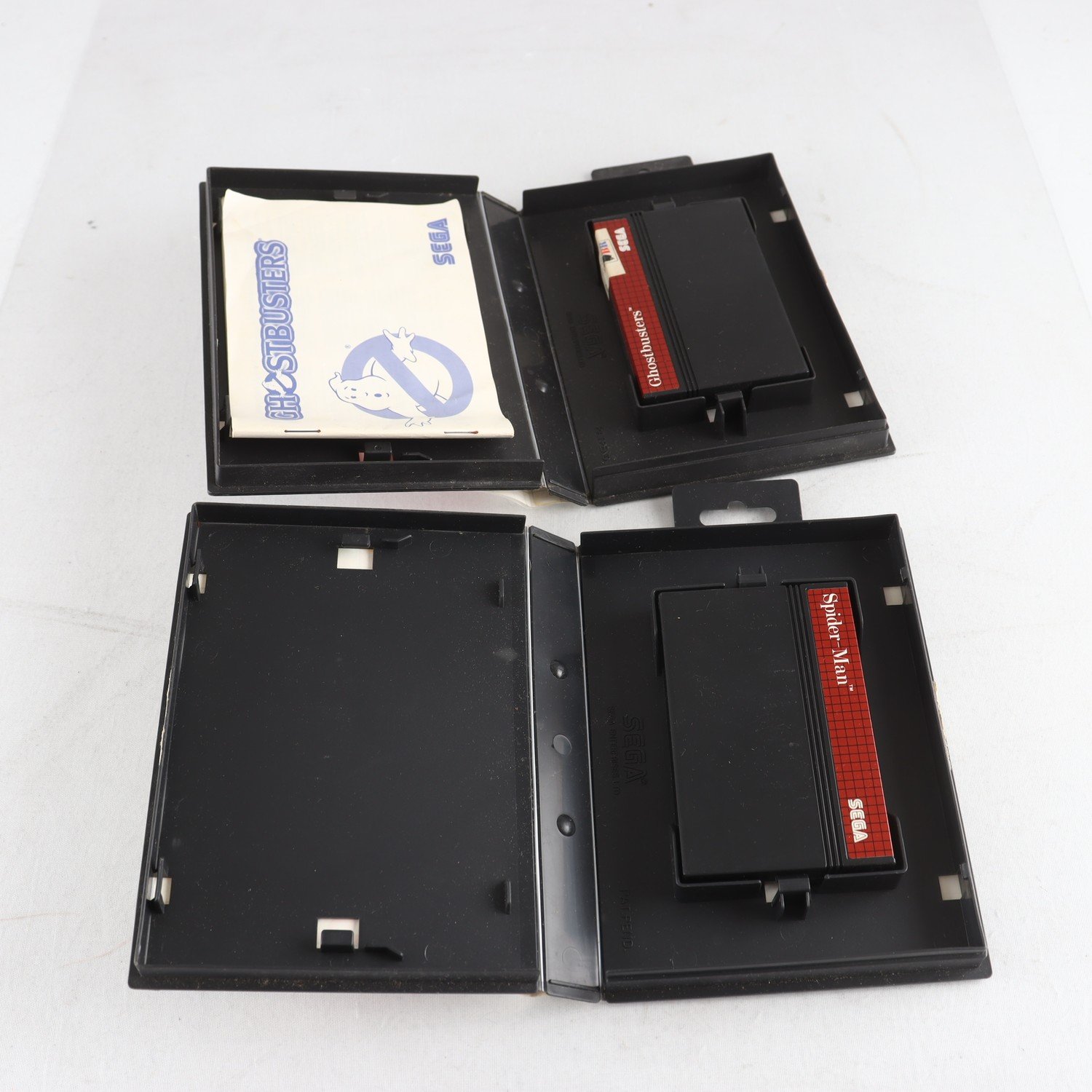 Spel, Sega Master System, Ghostbusters & Spider-man