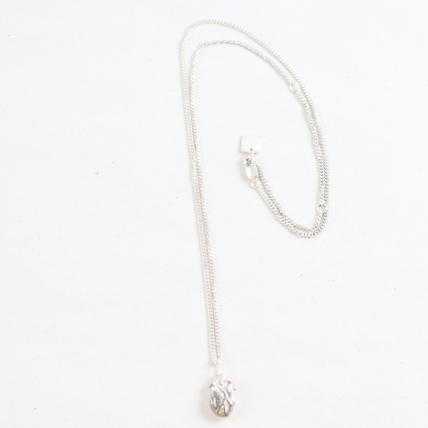 Halsband & Hänge, Silver, hjärta, Björg, Brv: 9,3g