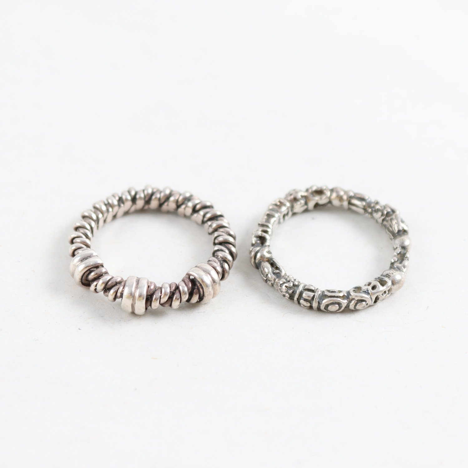 Ringar, Silver, vikt: 10g