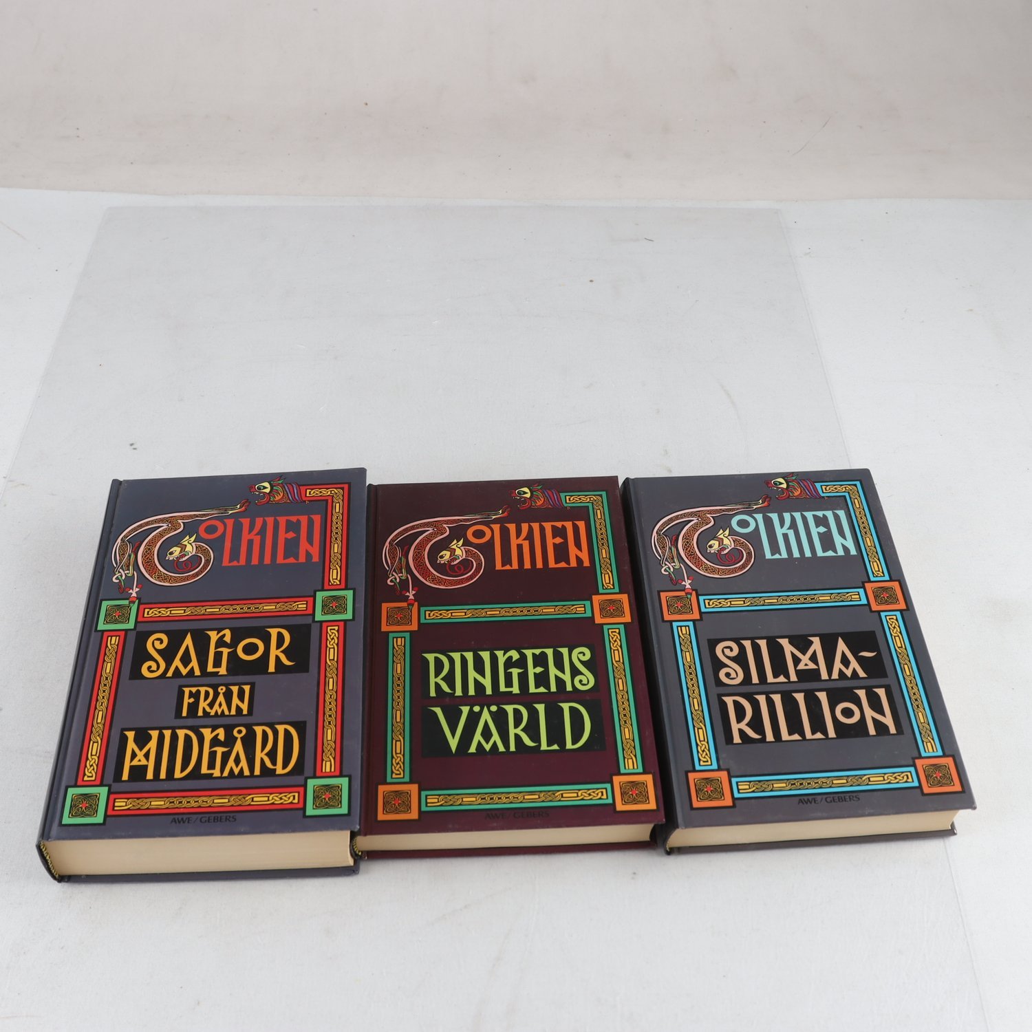 J.R.R. Tolkien, bokpaket med 3 volymer