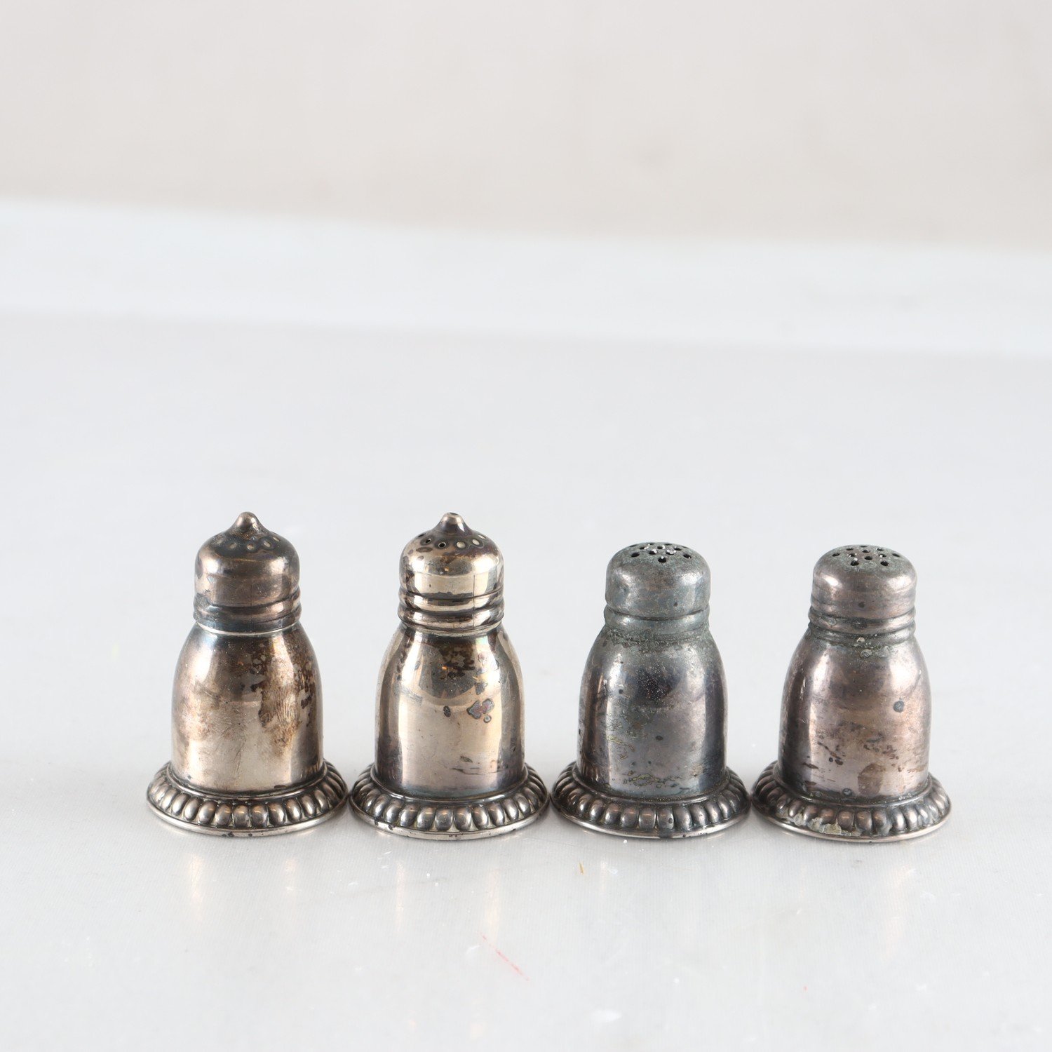 Salt & Pepparkar, sterlingsilver, 4 st