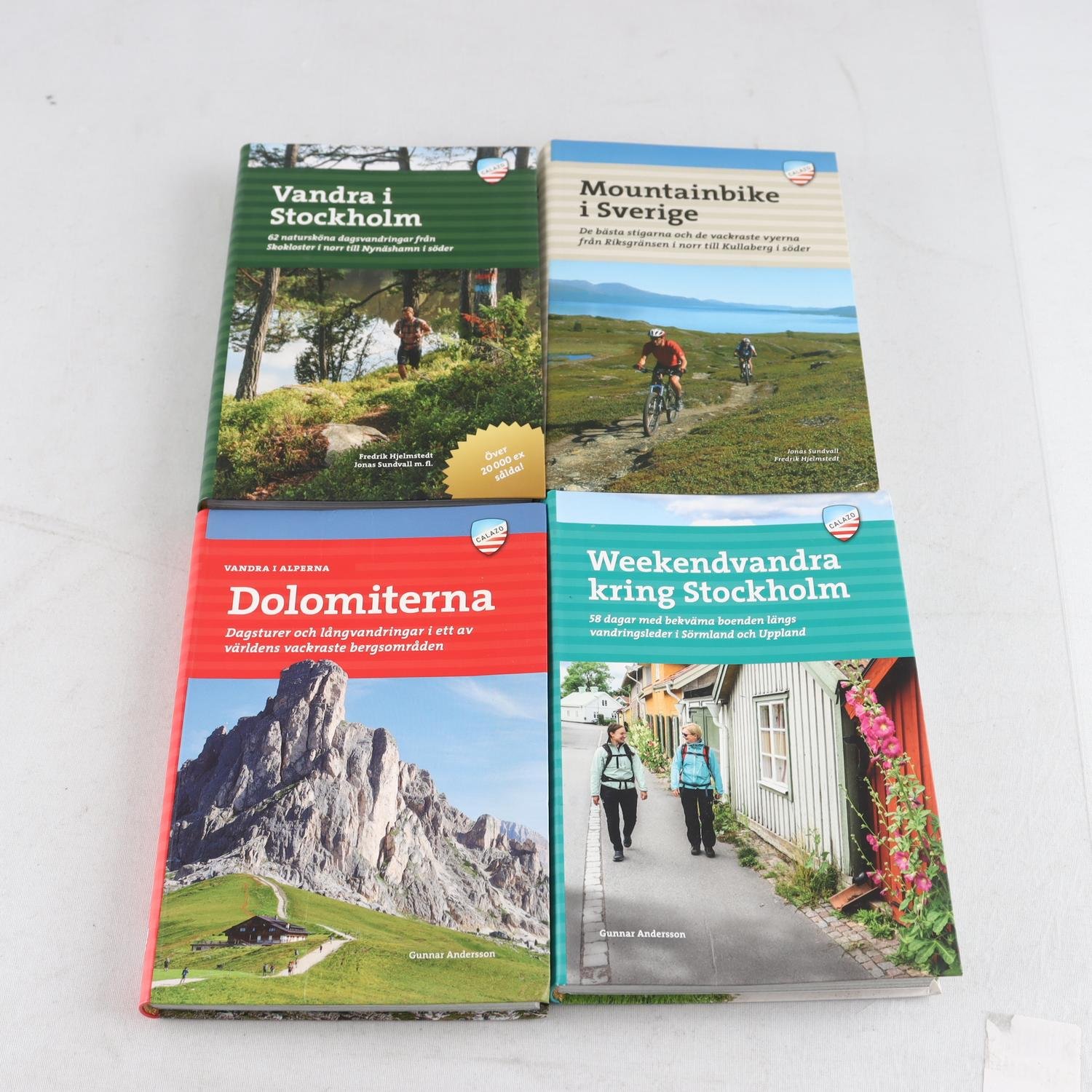 Calazo friluftsböcker, bokpaket med 4 volymer