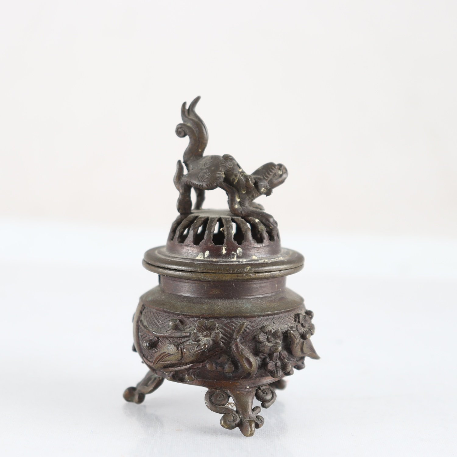 Rökelsekar, brons, Kina, 18/1900-tal
