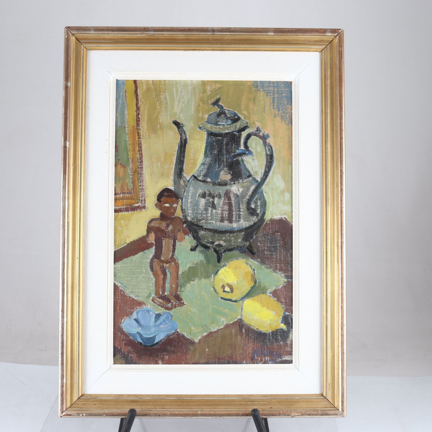 Olja på pannå, Jei Keman, 1952, signerad. Endast avhämtning.