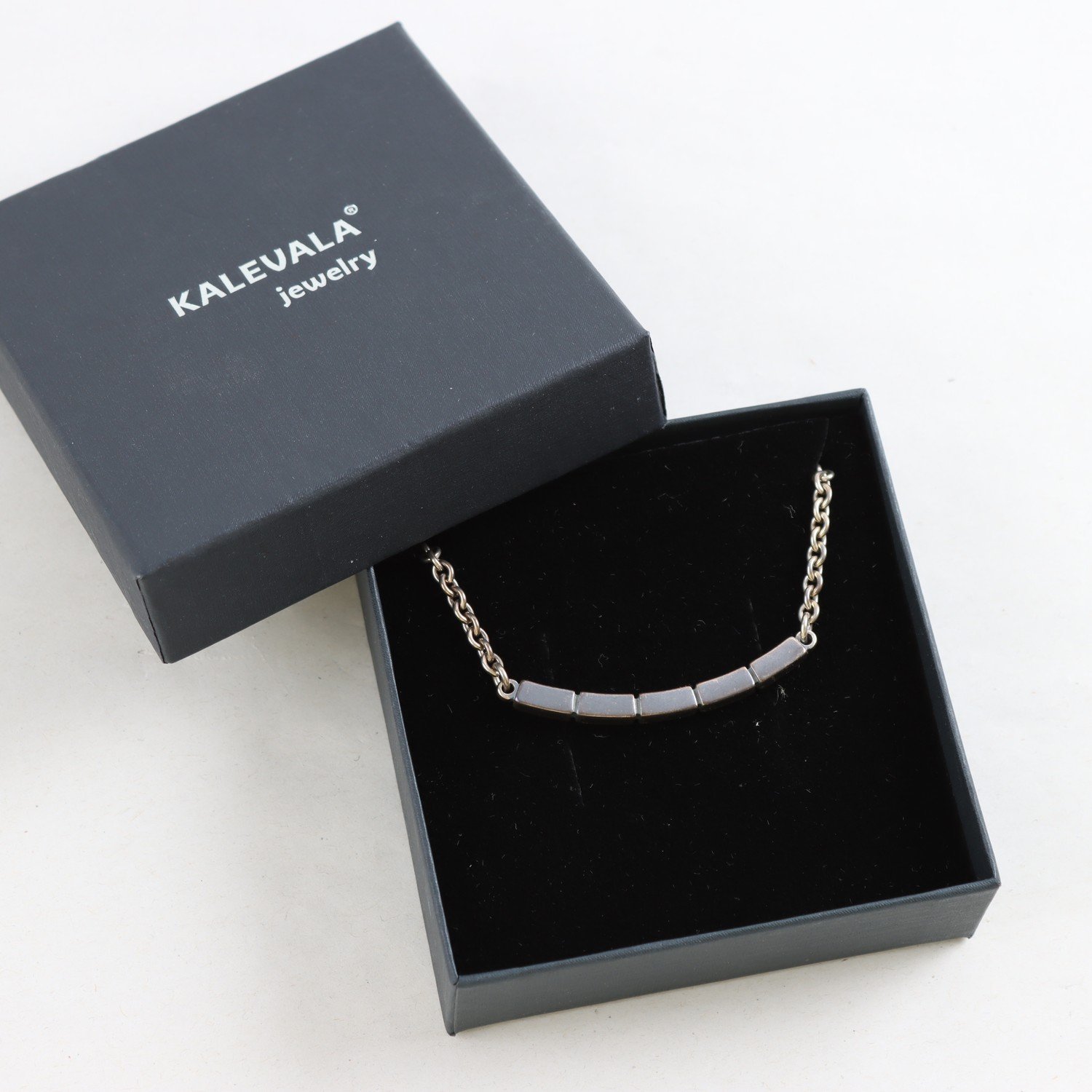 Halsband, silver 925, Pitkos, Kalevala, Finland, vikt: 24,6g