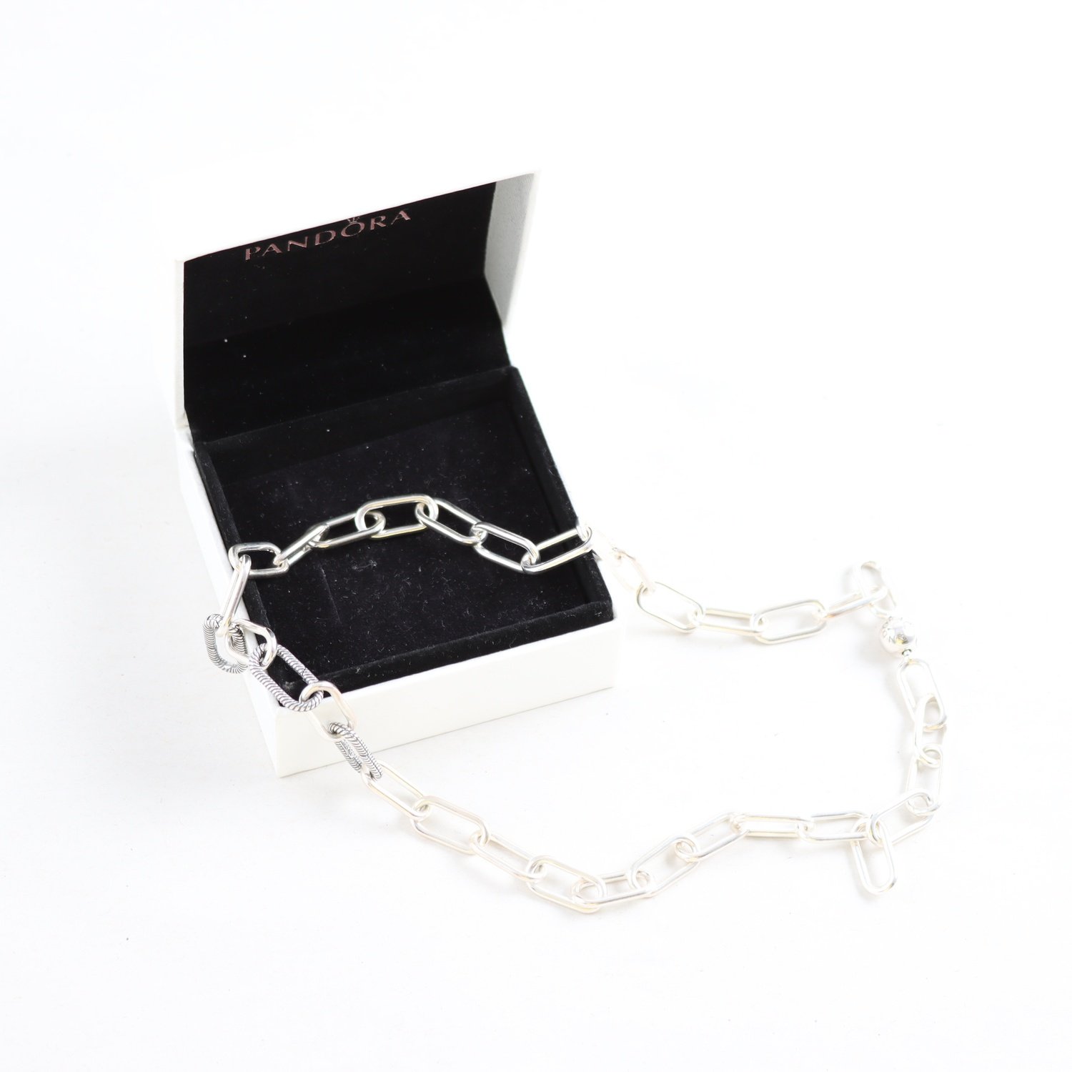 Halsband, länk, silver, Pandora, vikt: 34,6g