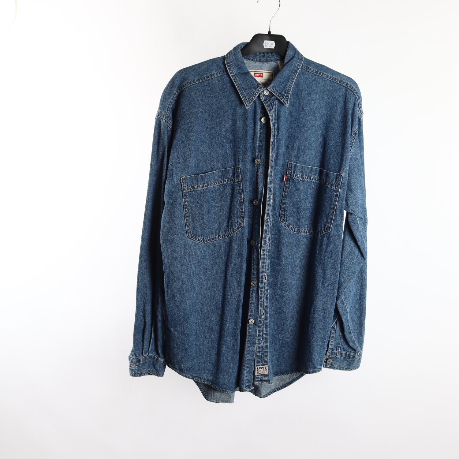 Skjorta, Levis, Jeansskjorta, Stl.M