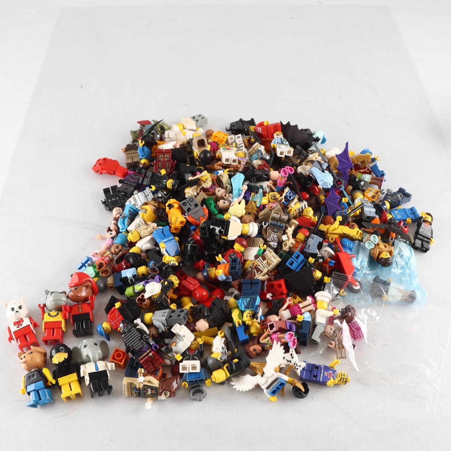 Lego, Lego figurer, blandat.