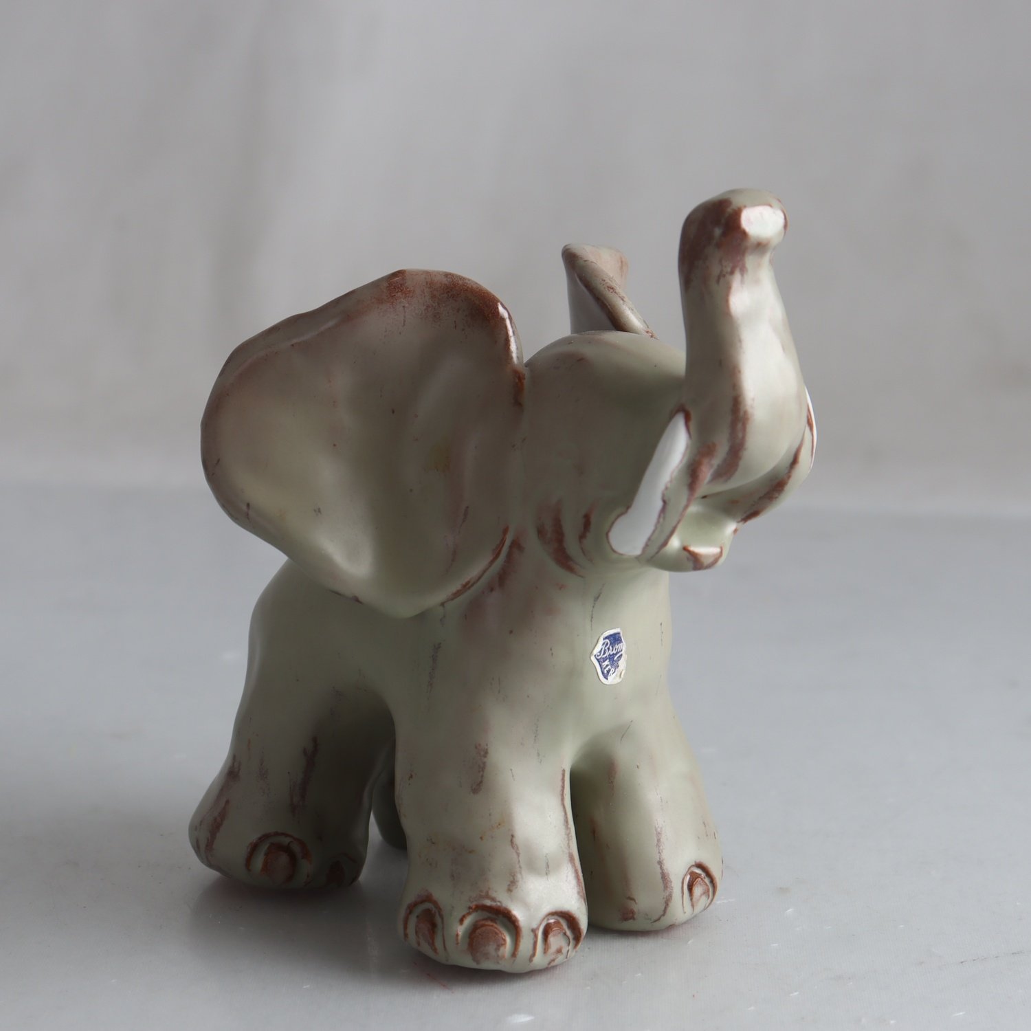 Figurin, elefant, Bromma Keramik
