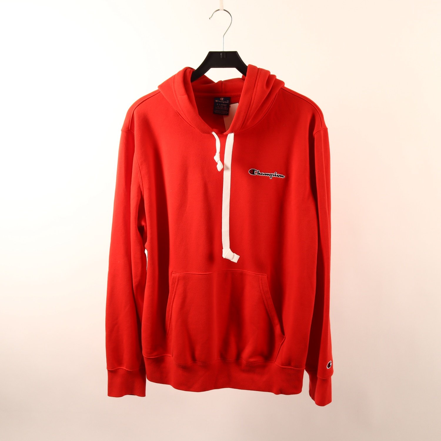 Hoodie, Champion, röd, stl. XL