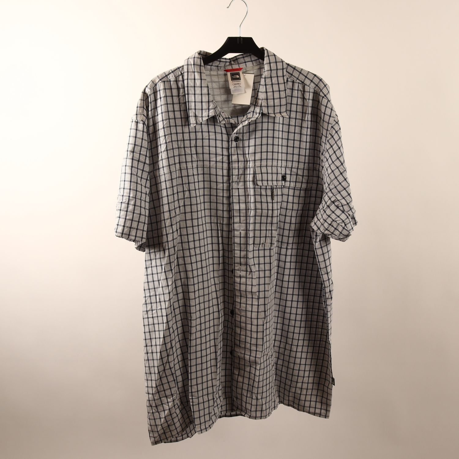 Skjorta, The North Face, rutig, vit, stl. XL