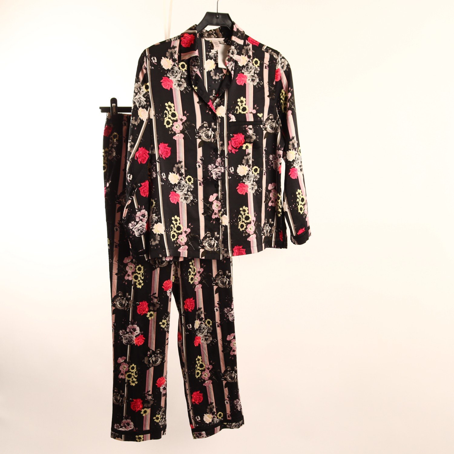 Pyjamas, Victoria’s Secret, svart, rosa, stl. XS