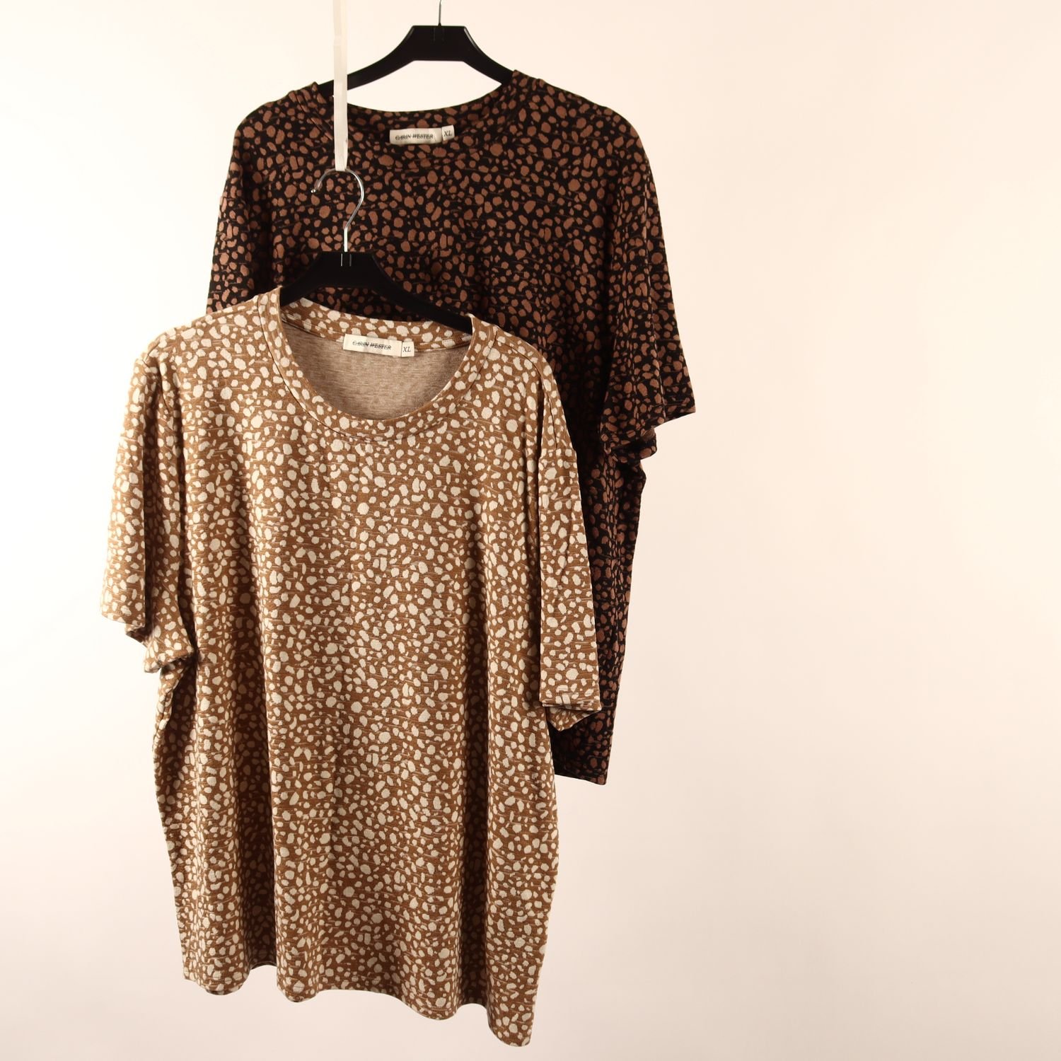 Tröja, Carin Wester, 2-pack, brun, svart, stl. XL