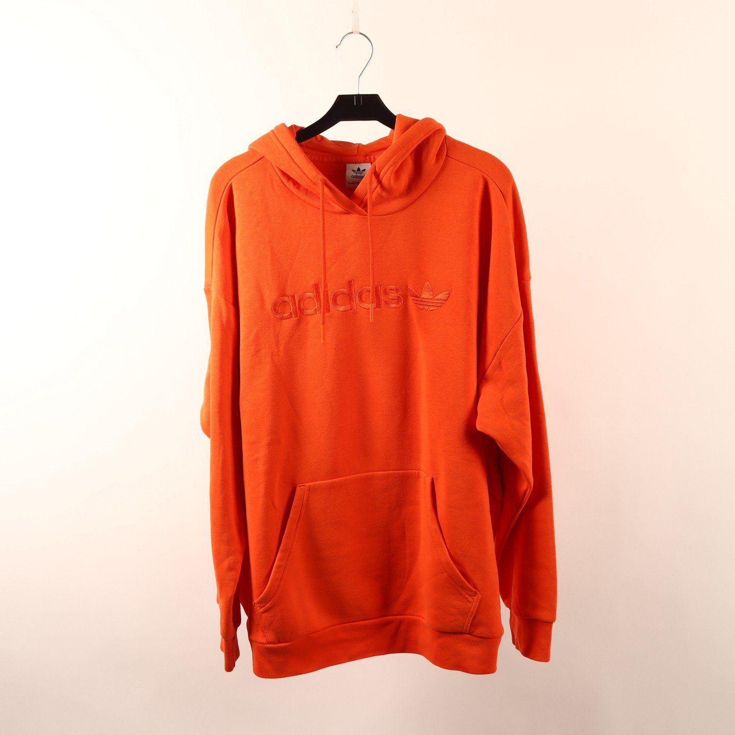Hoodie, Adidas, orange, stl. 44