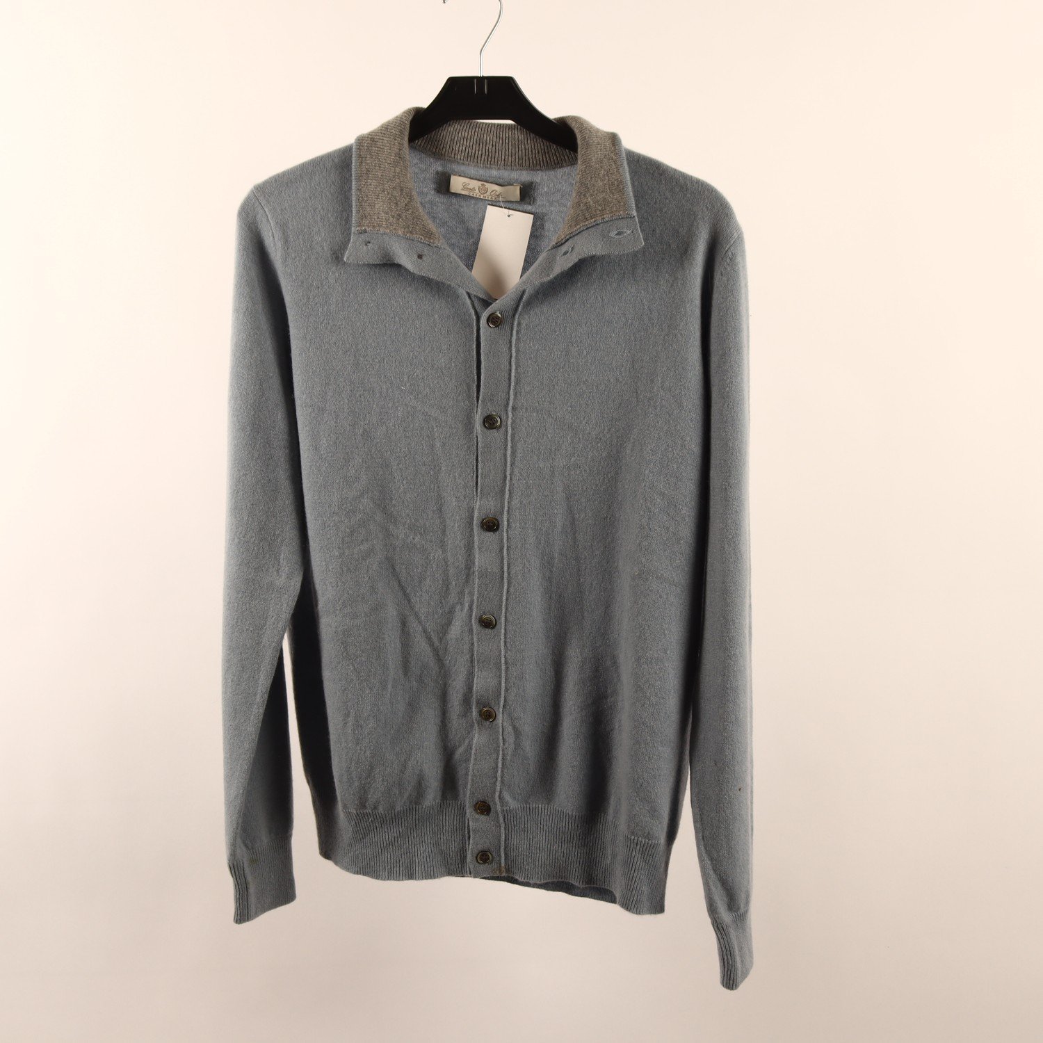 Kofta, Gerts Oslo, blå, cashmere, stl. S