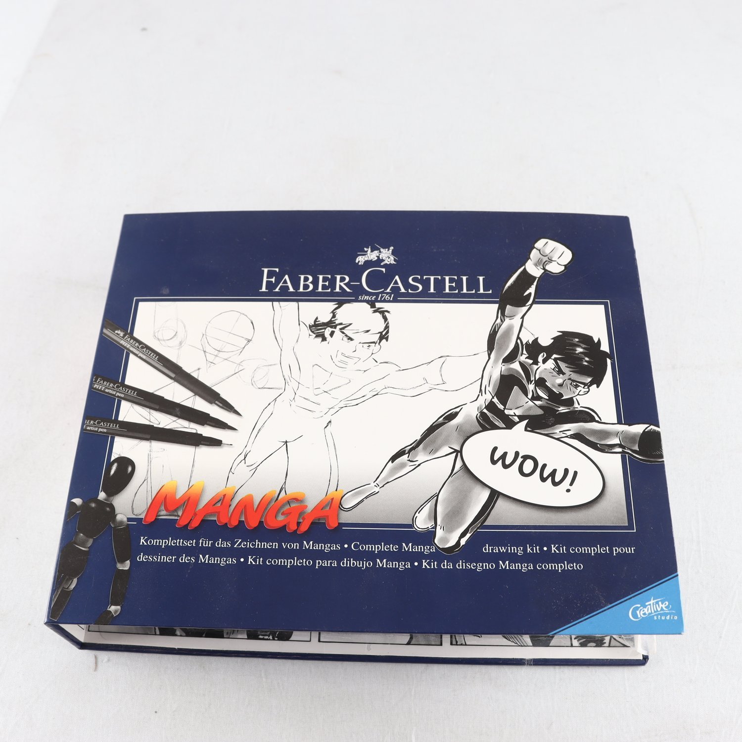 Träfigur, Manga- faber castell.