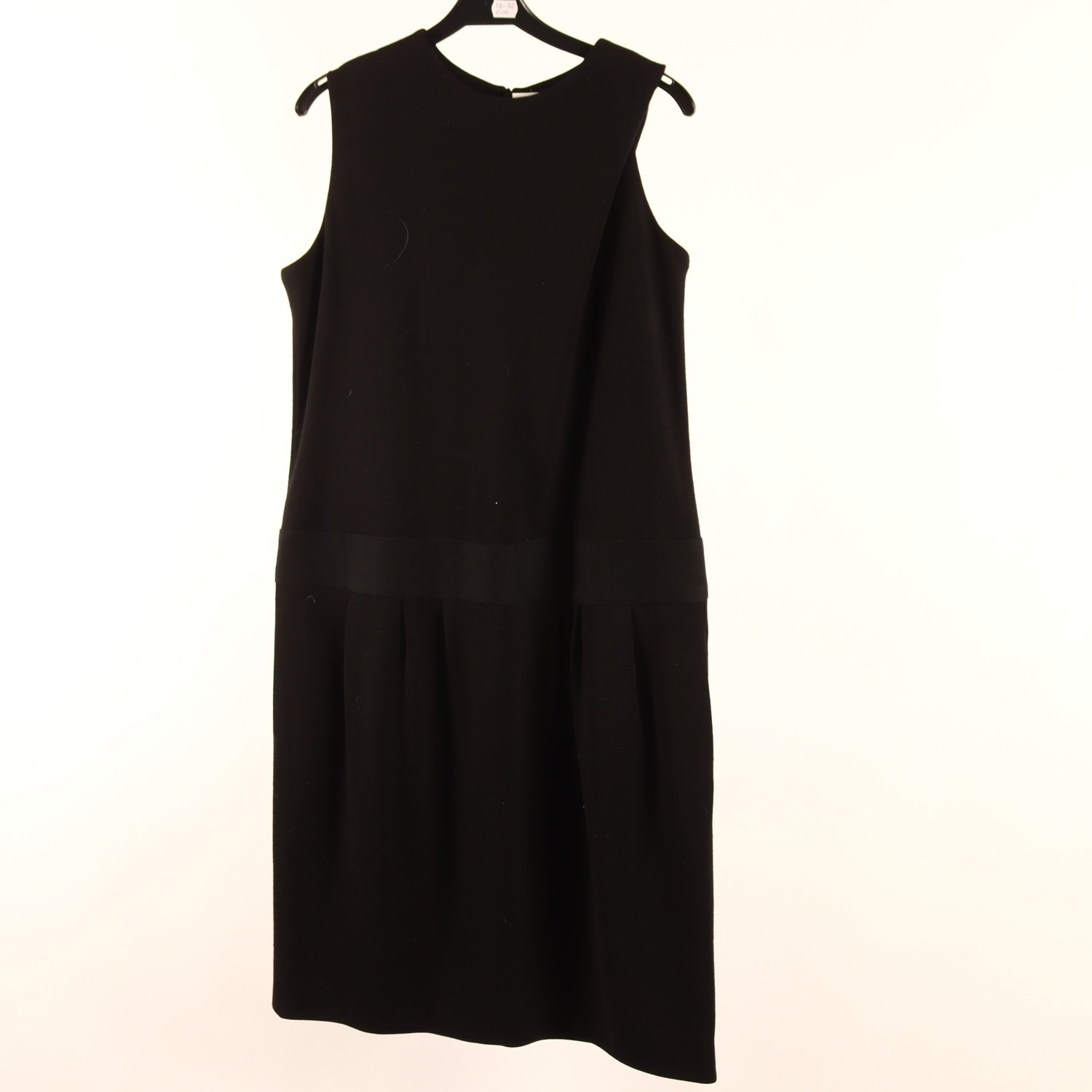 Klänning, Yves Saint Laurent, svart, ull, stl. ca. M