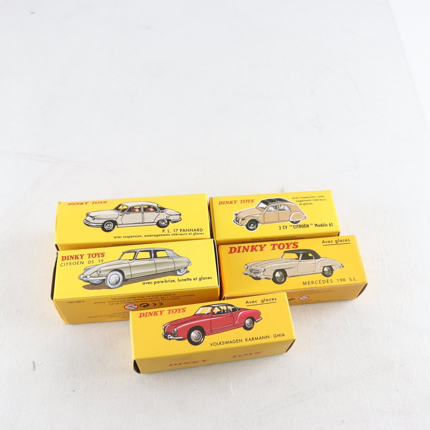 Bilar, Dinky toys, 5st